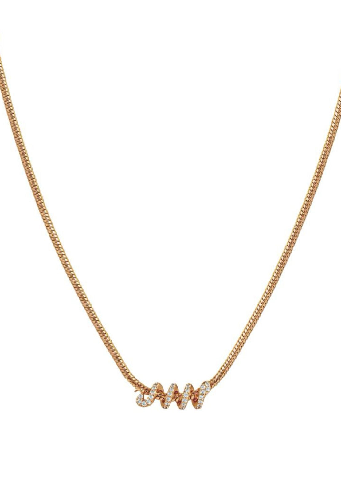 Snake Chain Necklace - Gold