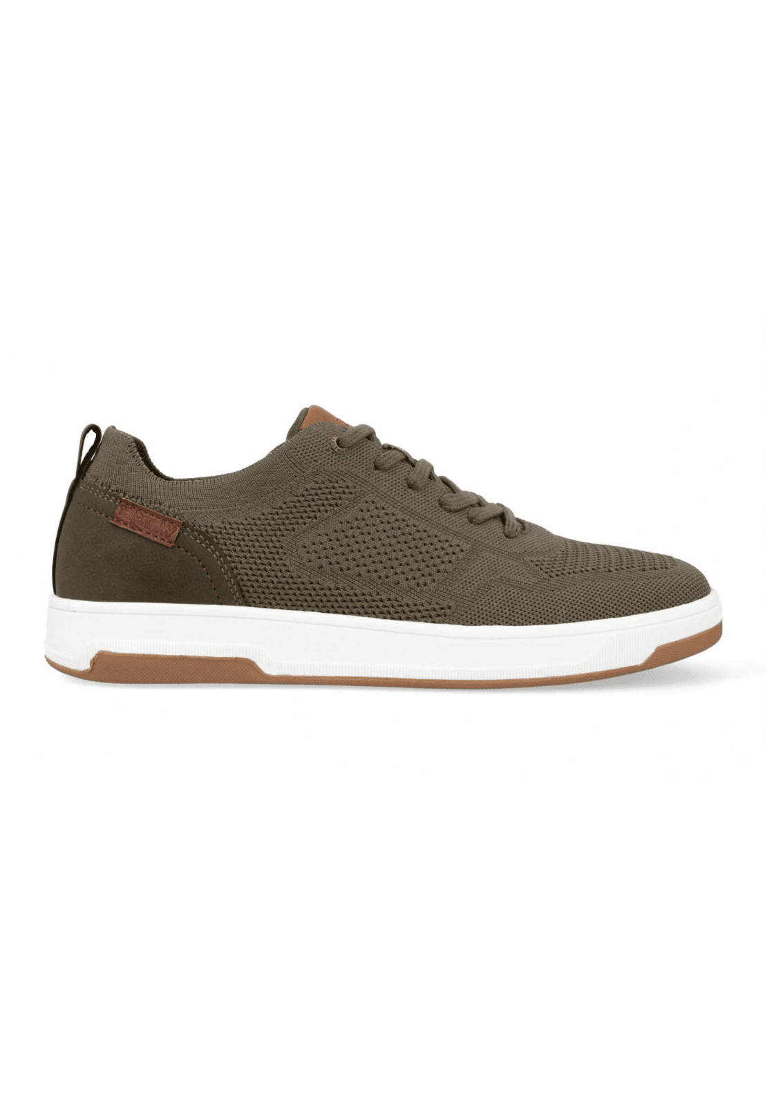 Wrangler Footwear Benton Low Trainer - Green 1 Shaws Department Stores