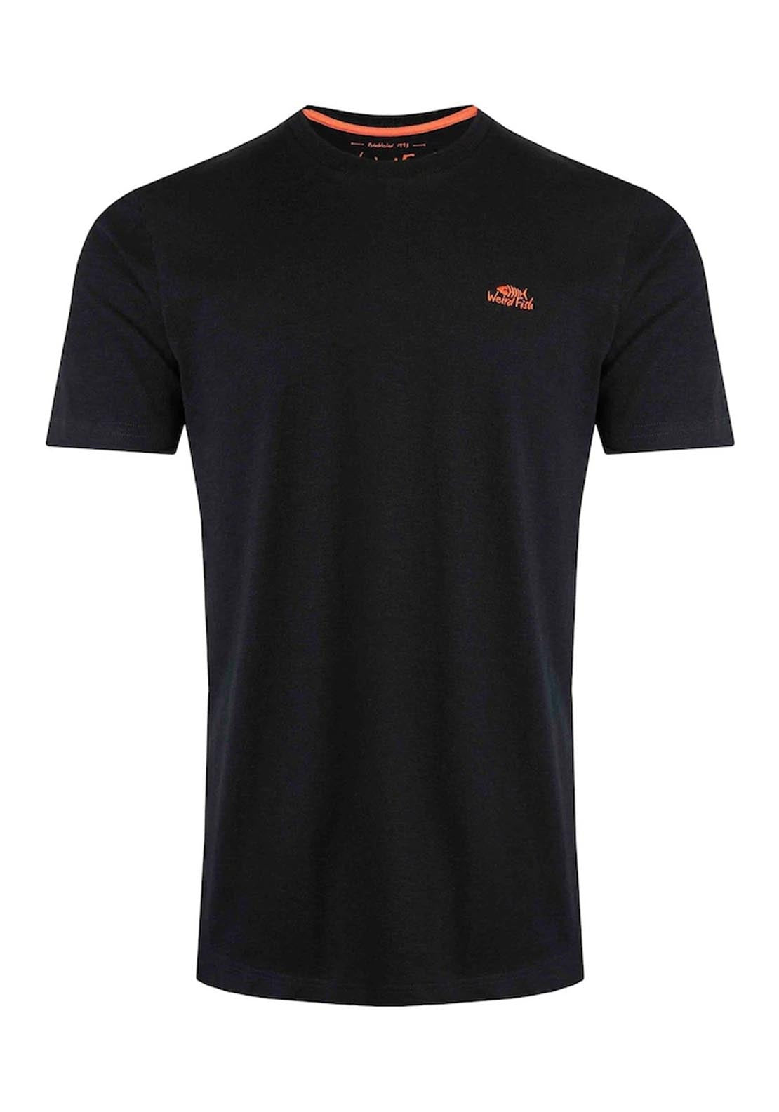 Weird Fish Fished Organic Branded T-Shirt - Black 5 Shaws Department Stores