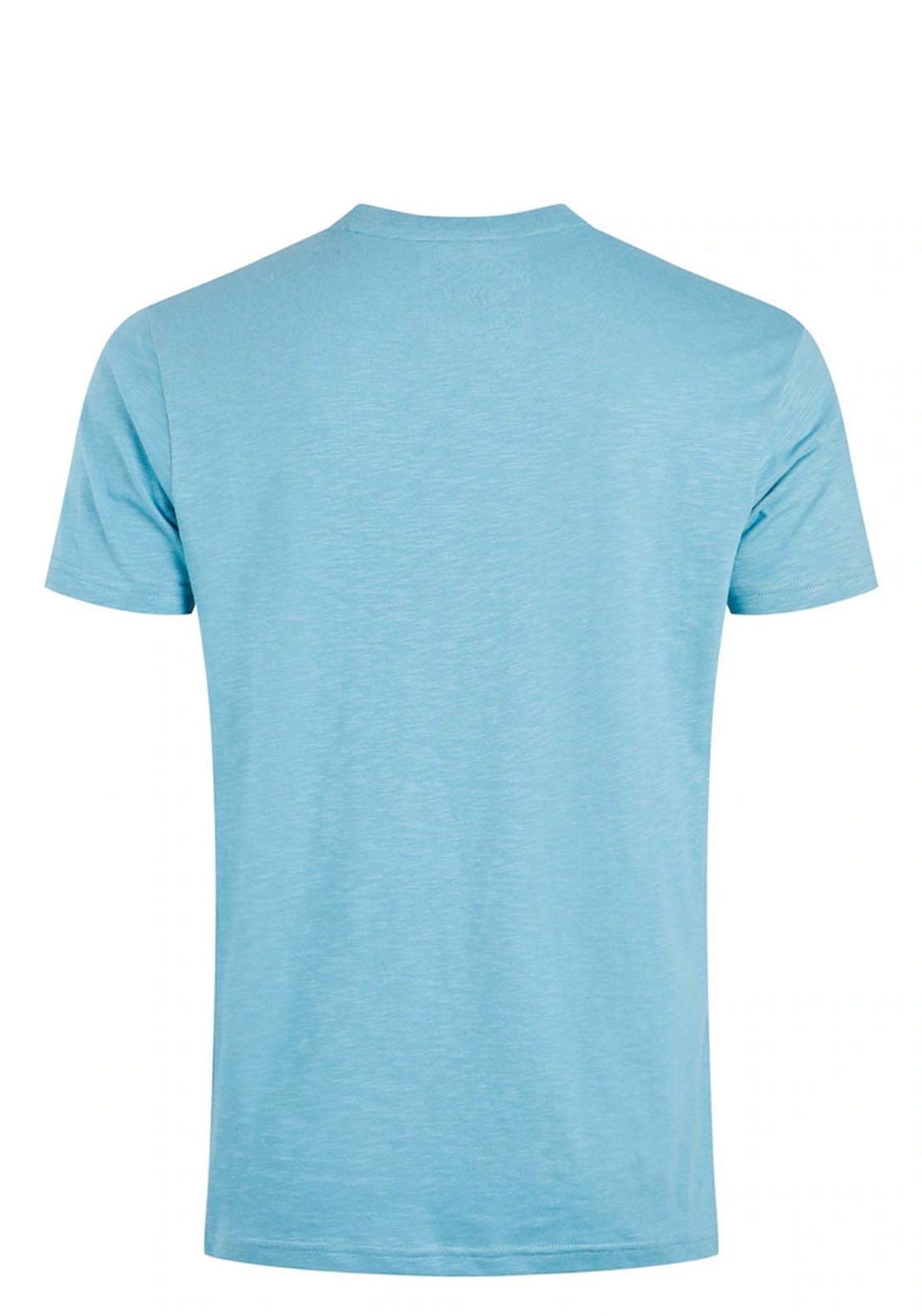 Weird Fish Fished Organic Branded T-Shirt - Smoke Blue 6 Shaws Department Stores