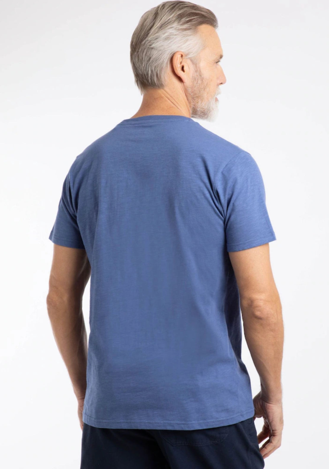 Weird Fish 100% Cotton Fish Branded T-Shirt - Faded Blue 2 Shaws Department Stores