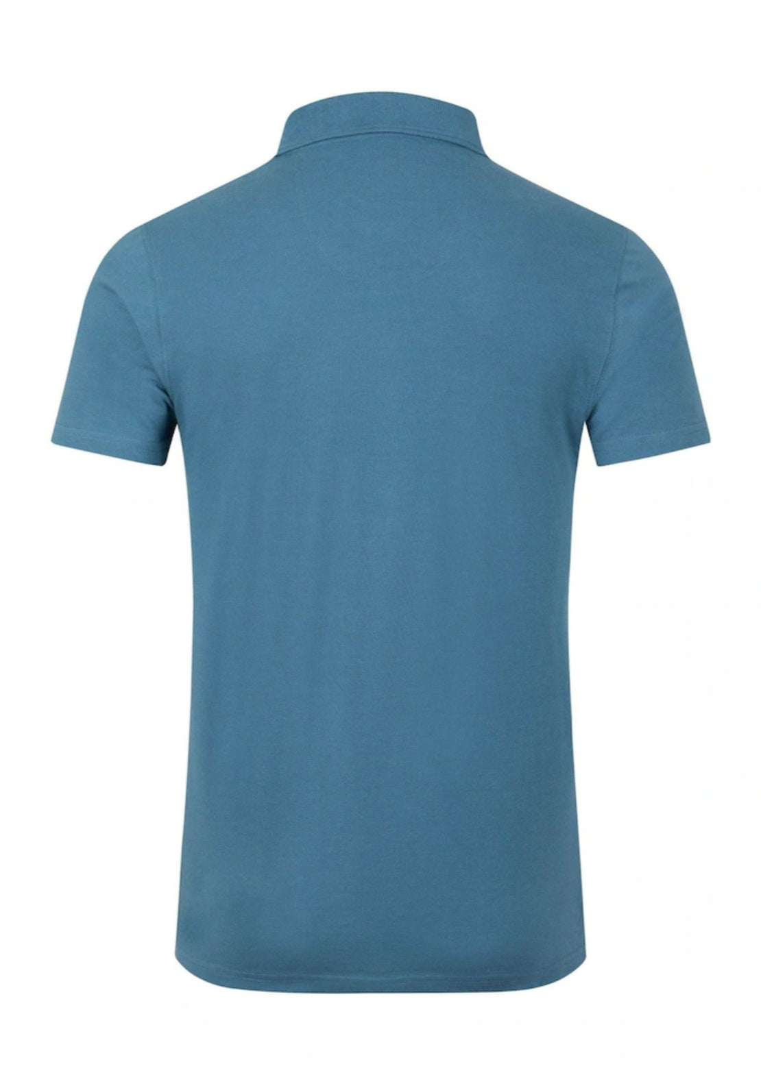 Weird Fish 100% Cotton Miles Pique Polo Shirt - Faded Blue 7 Shaws Department Stores