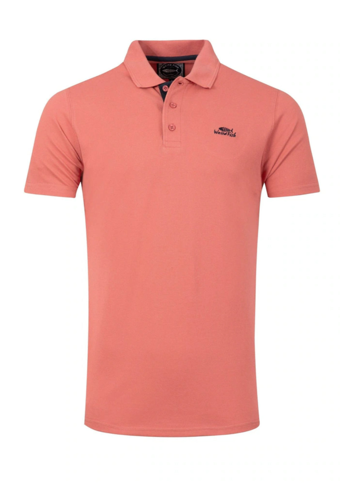 Weird Fish 100% Cotton Miles Pique Polo Shirt - Nantucket 6 Shaws Department Stores