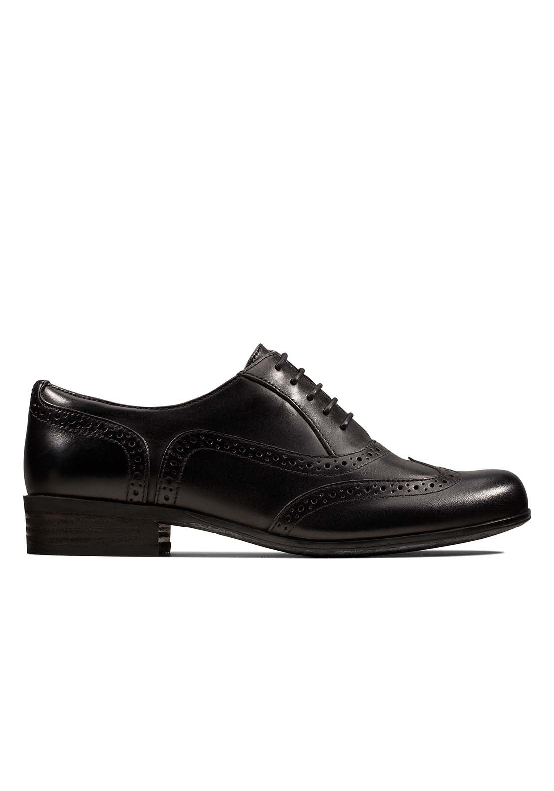 Clarks Hamble Oak Casual Shoe - Black 2 Shaws Department Stores
