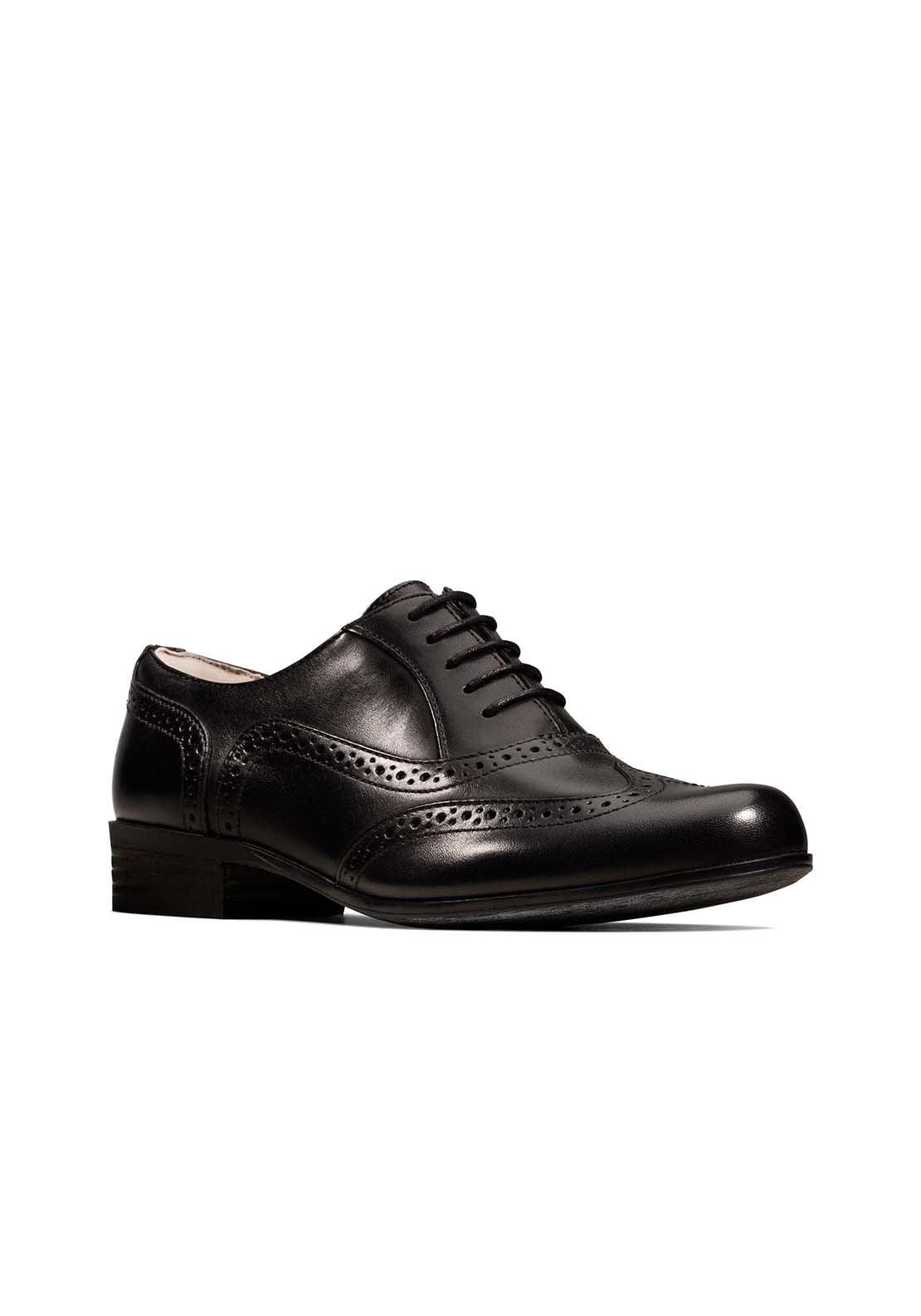 Clarks Hamble Oak Casual Shoe - Black 1 Shaws Department Stores