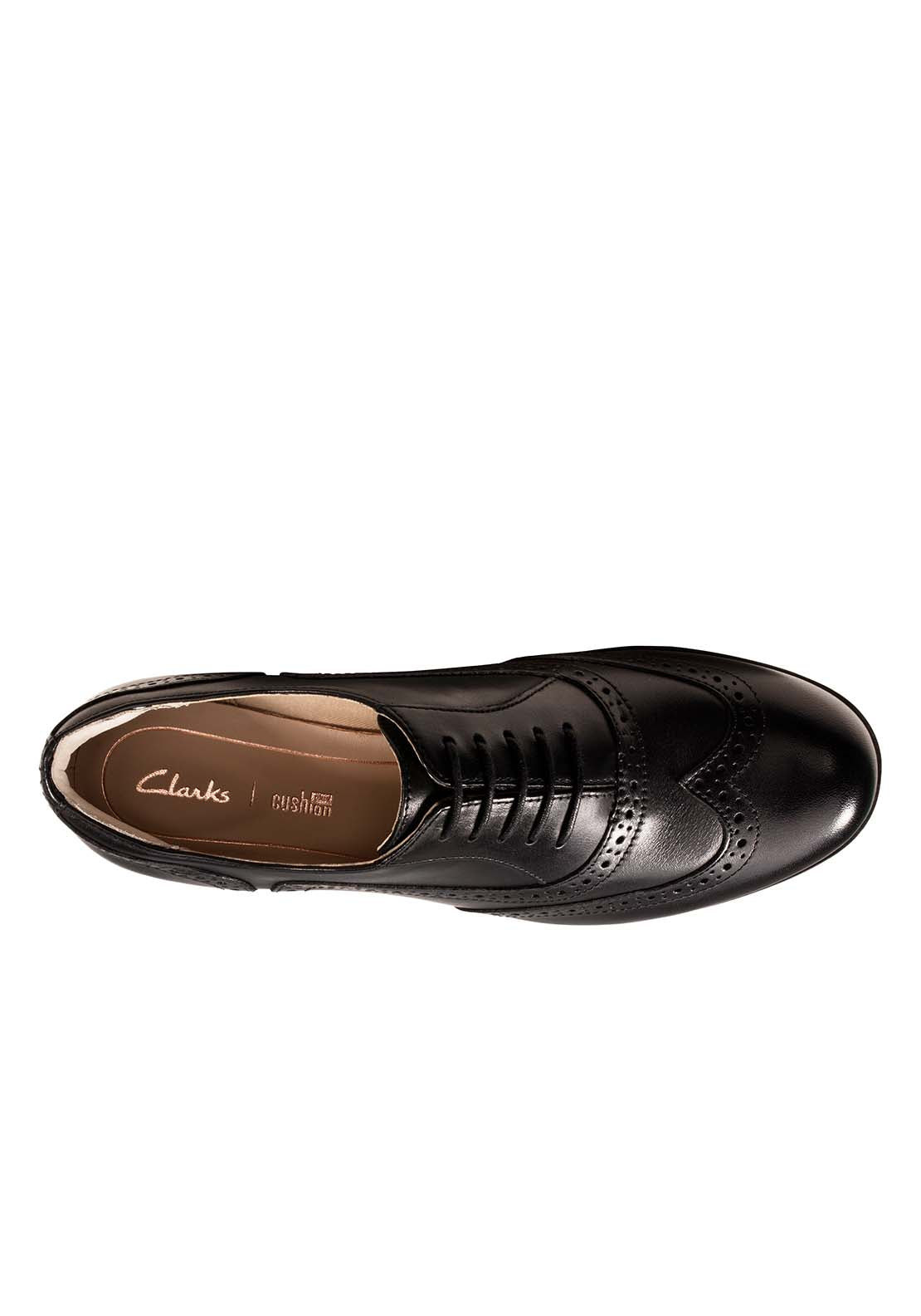 Clarks Hamble Oak Casual Shoe - Black 6 Shaws Department Stores