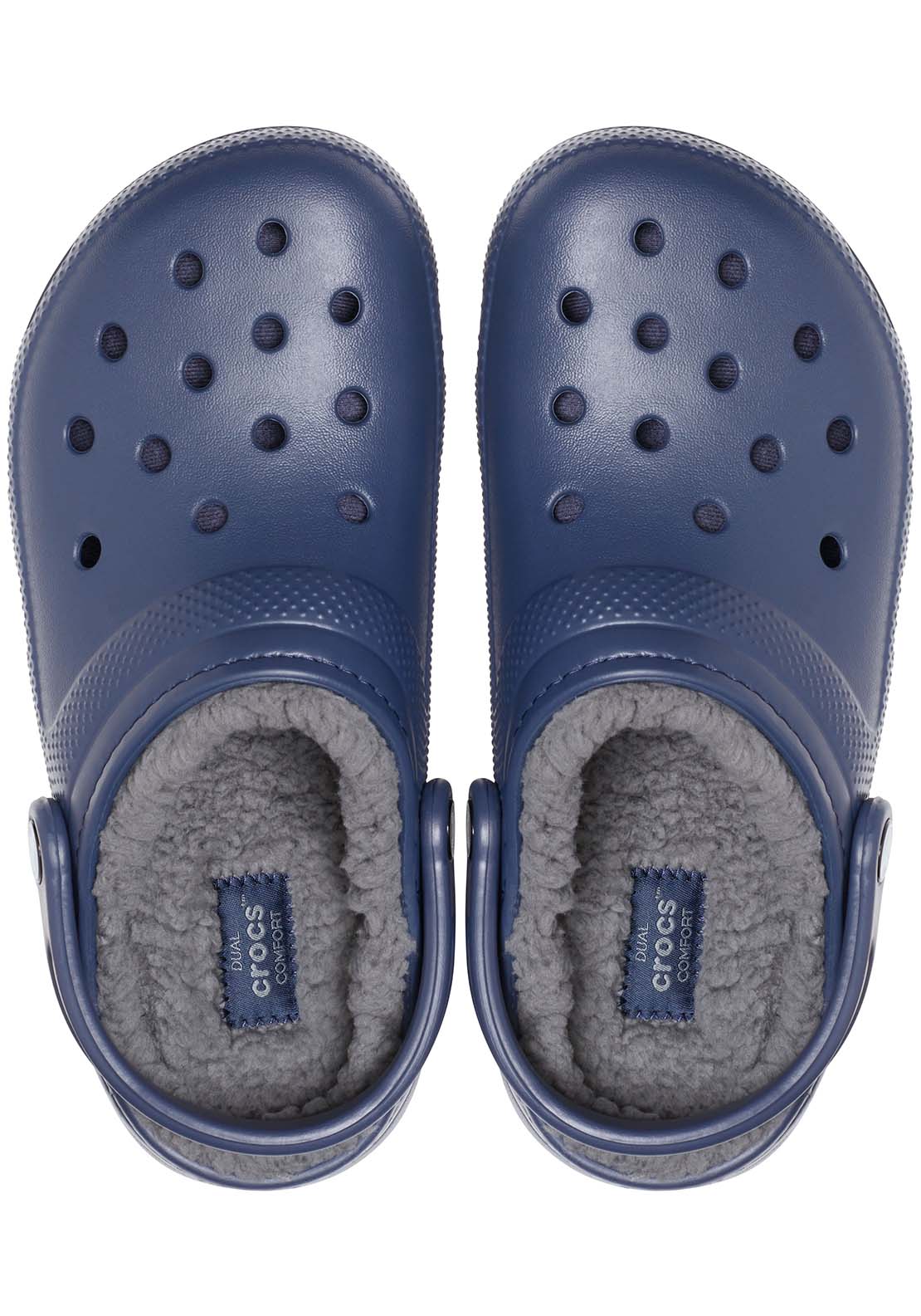 Crocs Classic Lined Clog - Navy/charcoal 5 Shaws Department Stores