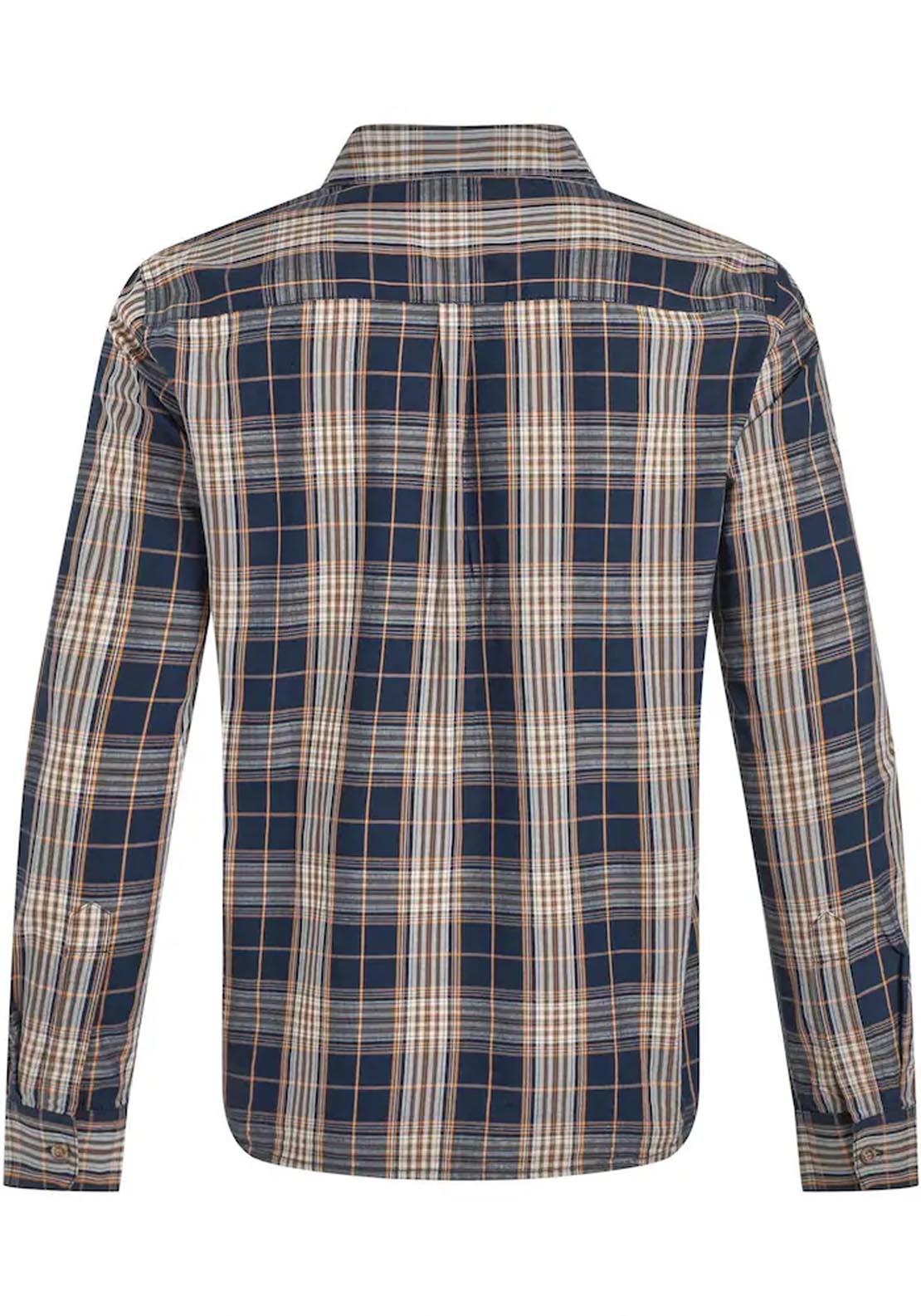 Weird Fish Lando Check Shirt - Blue 7 Shaws Department Stores