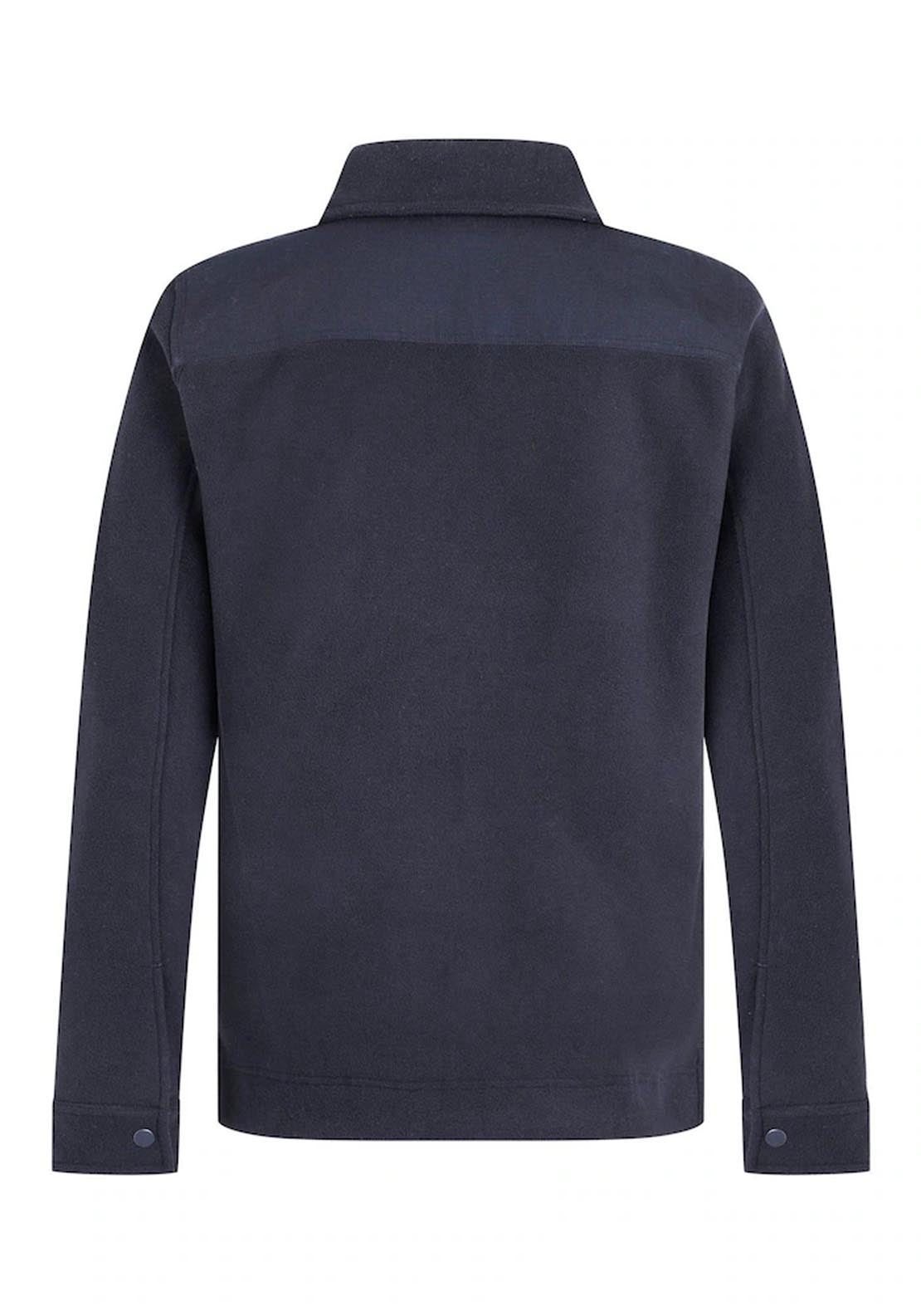 Weird Fish Boyd Polar Fleece Shirt - Blue 7 Shaws Department Stores