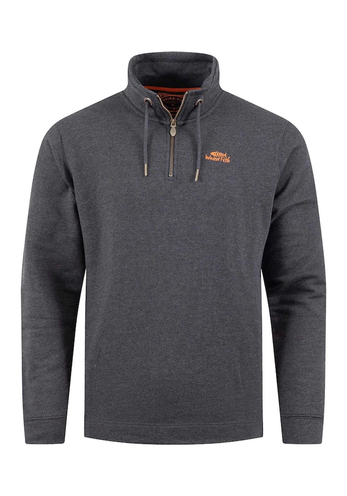 Weird Fish Brampton 1/4 Zip Sweatshirt - Blue 6 Shaws Department Stores