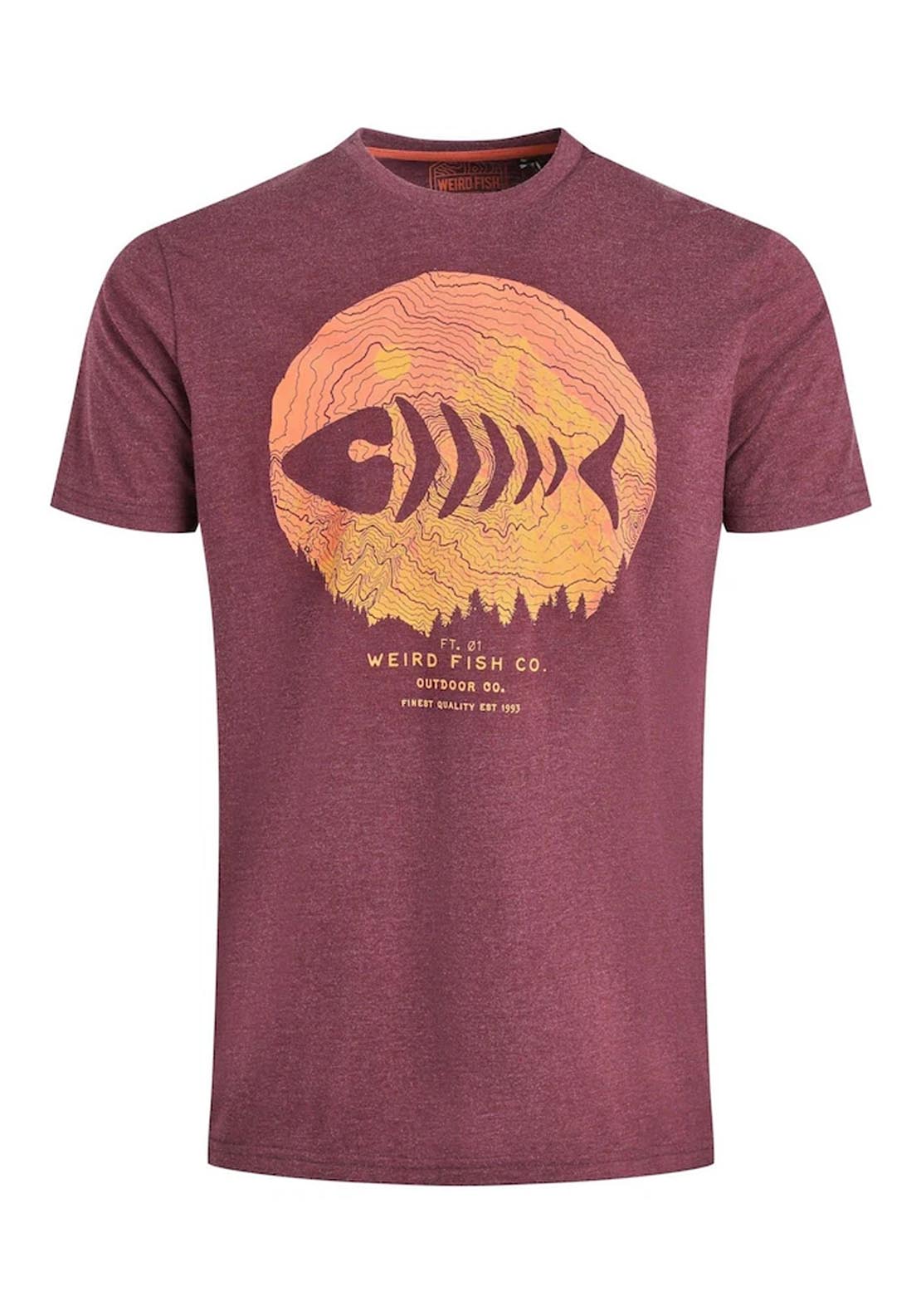 Weird Fish Explorer Eco Graphic T-Shirt - Purple 5 Shaws Department Stores