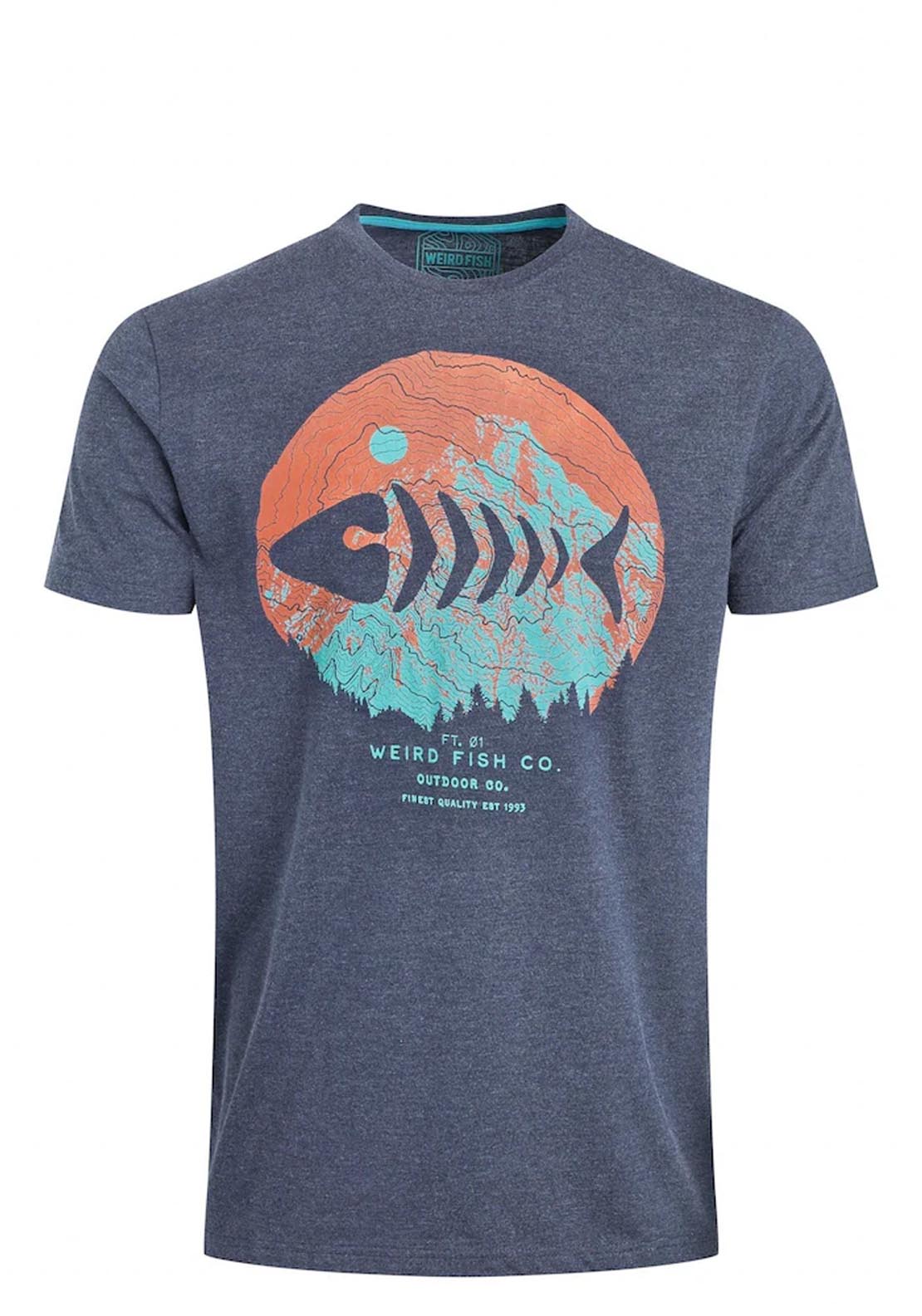 Weird Fish Explorer Eco Graphic T-Shirt - Blue 5 Shaws Department Stores