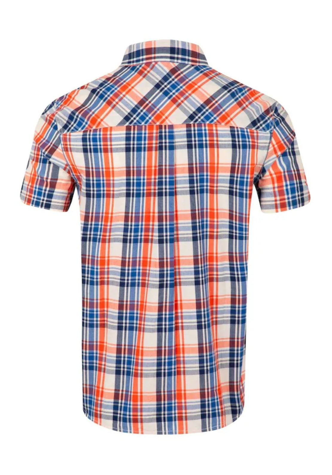Weird Fish 100% Cotton Judd Short Sleeve Check Shirt - Lt Cream 6 Shaws Department Stores