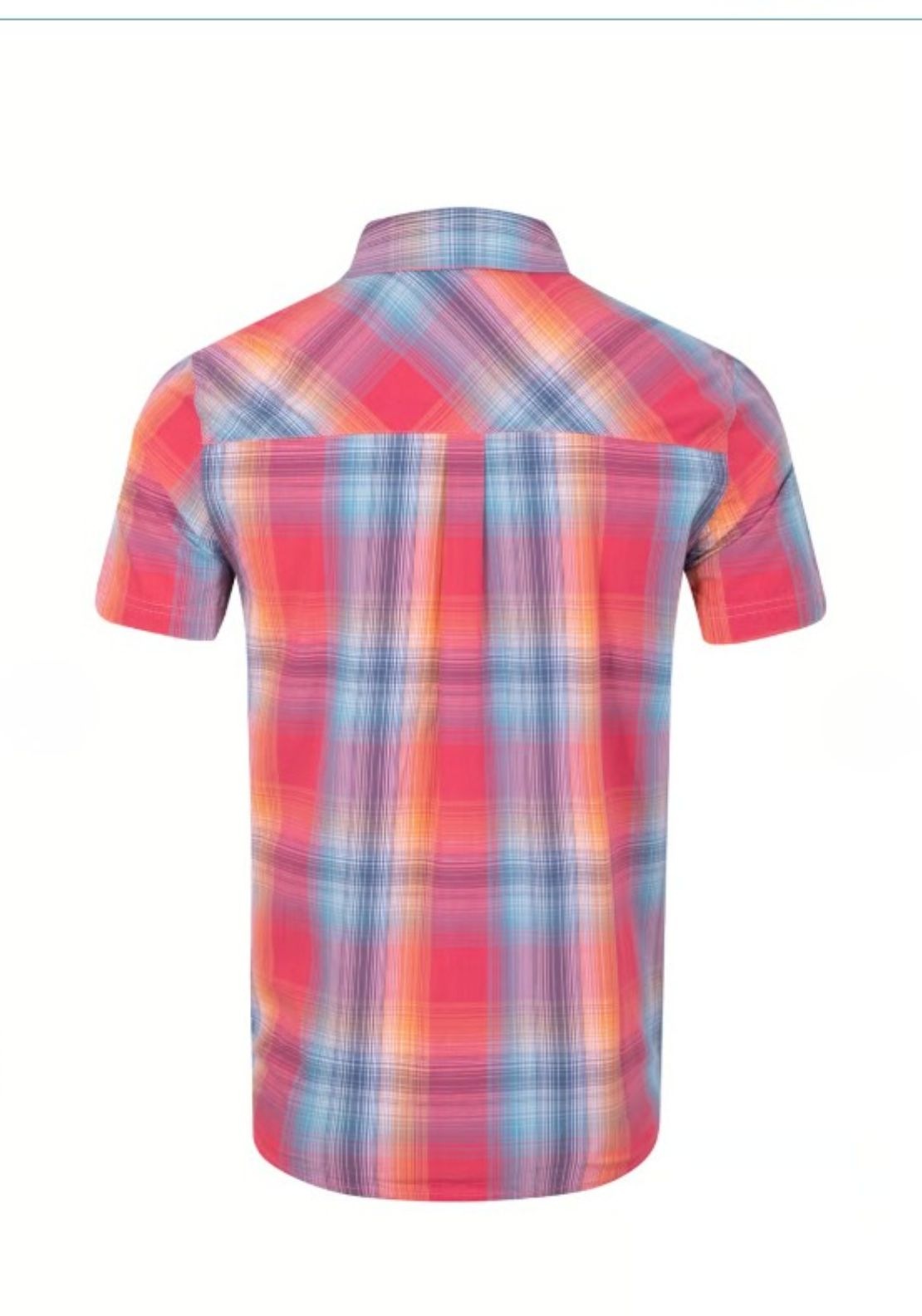 Weird Fish 100% Cotton Judd Short Sleeve Check Shirt - Pink 6 Shaws Department Stores