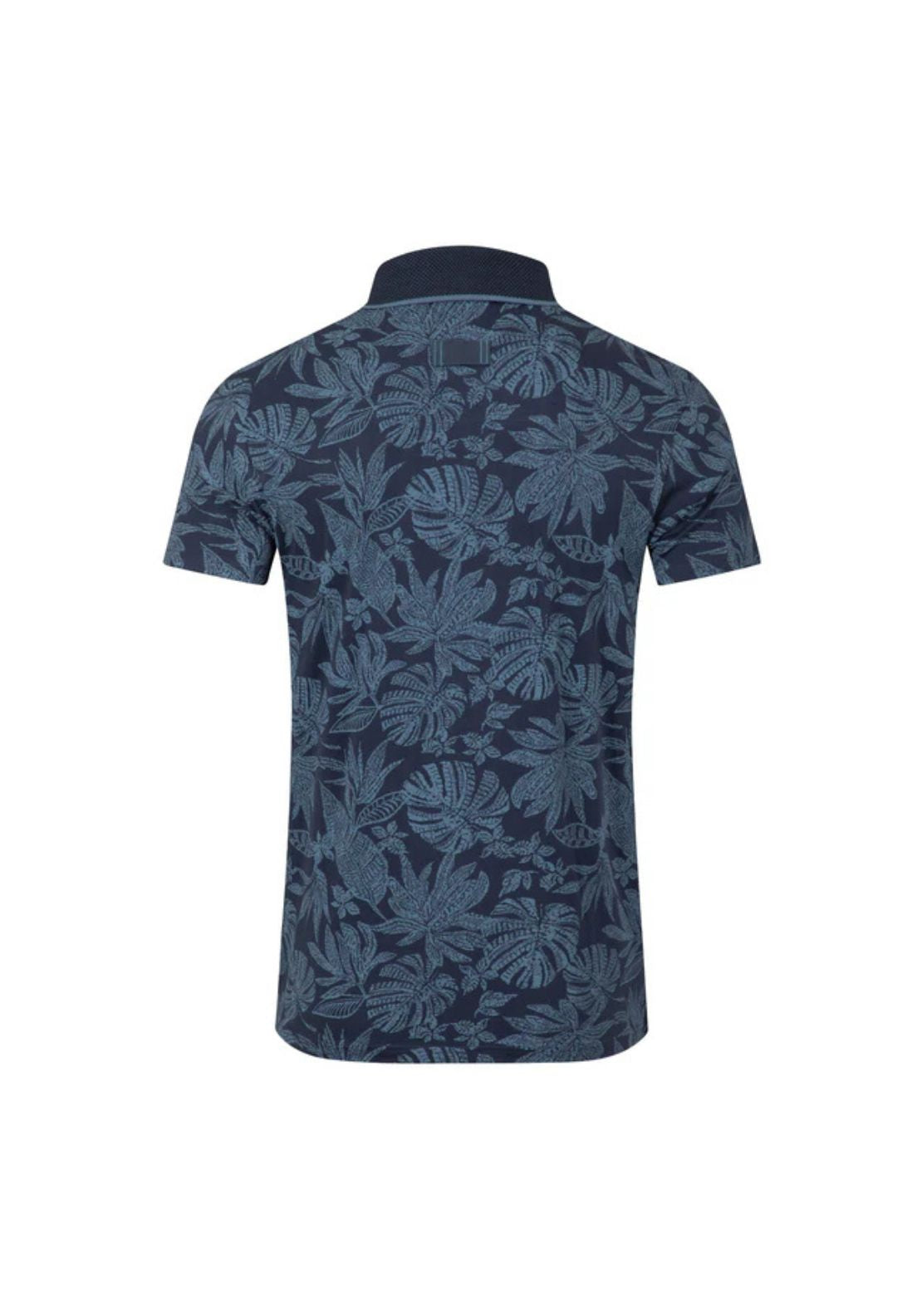 Weird Fish Sarat Polo Shirt - Blue 6 Shaws Department Stores