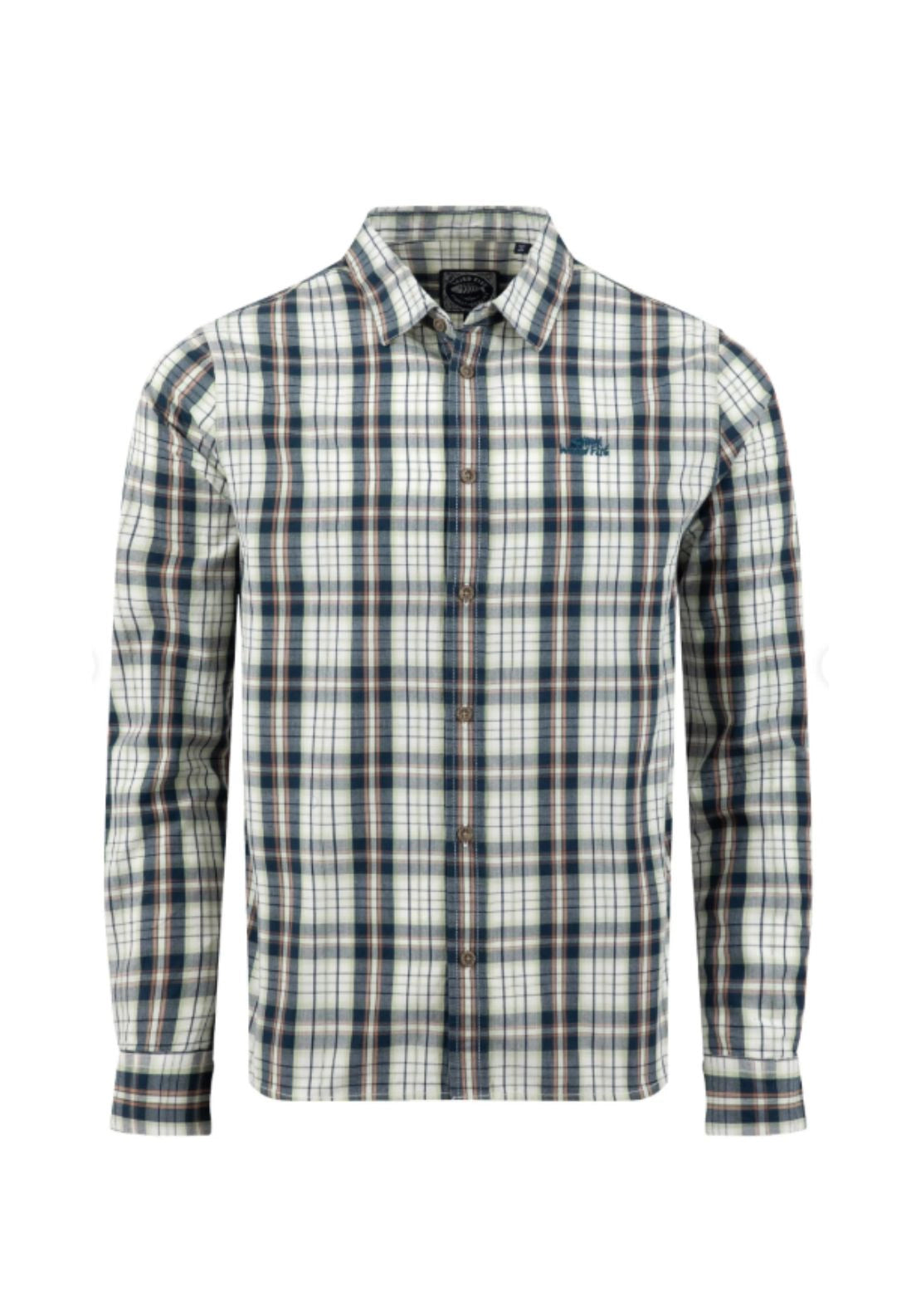 Weird Fish Lando Check Shirt - White 3 Shaws Department Stores