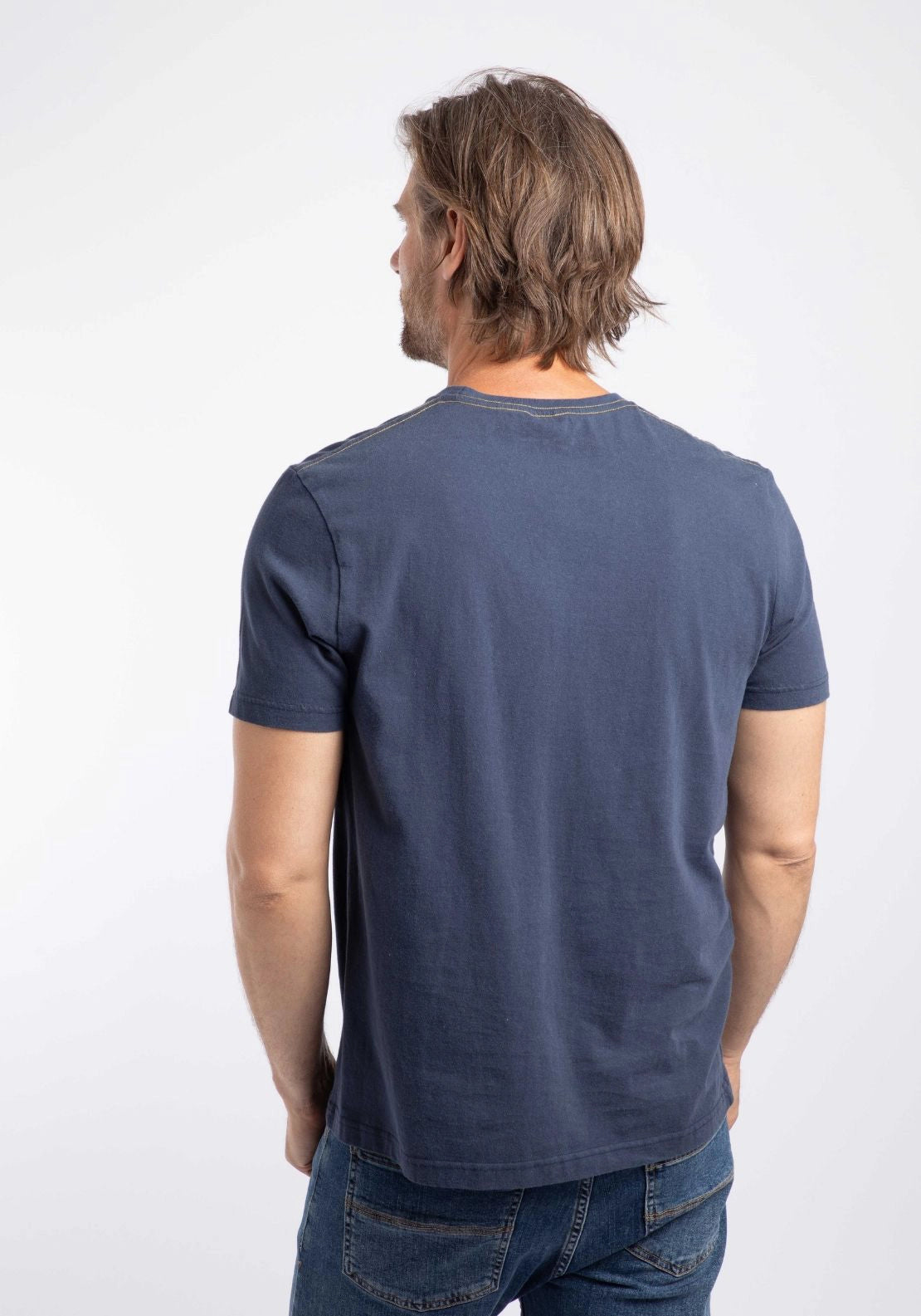 Weird Fish Carpe Front Print Graphic T-Shirt - Navy 2 Shaws Department Stores