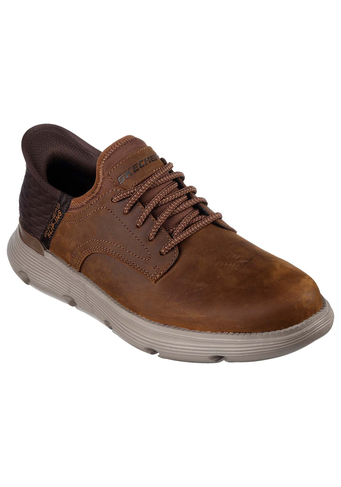 Skechers Slip-Ins Garza - Brown 1 Shaws Department Stores