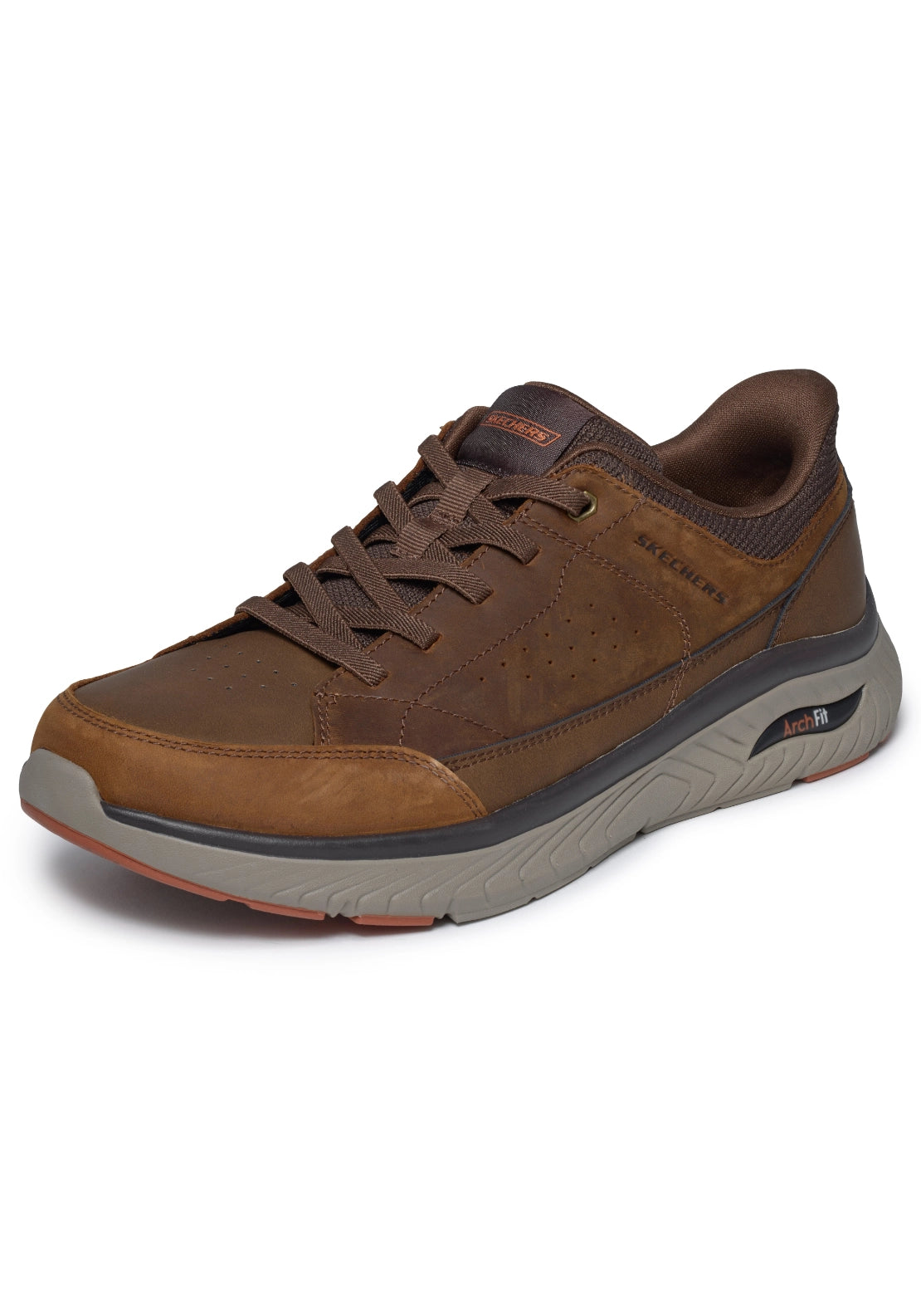 Arch Fit Crosser Felix Slip Ins - Charcoal/dark Brown
