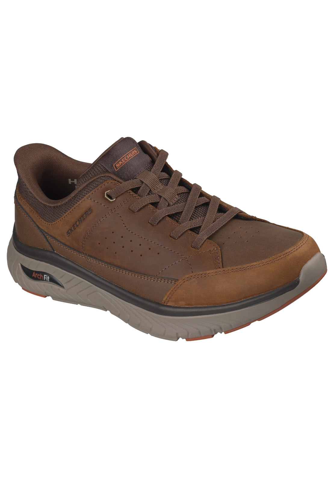 Arch Fit Crosser Felix Slip Ins - Charcoal/dark Brown