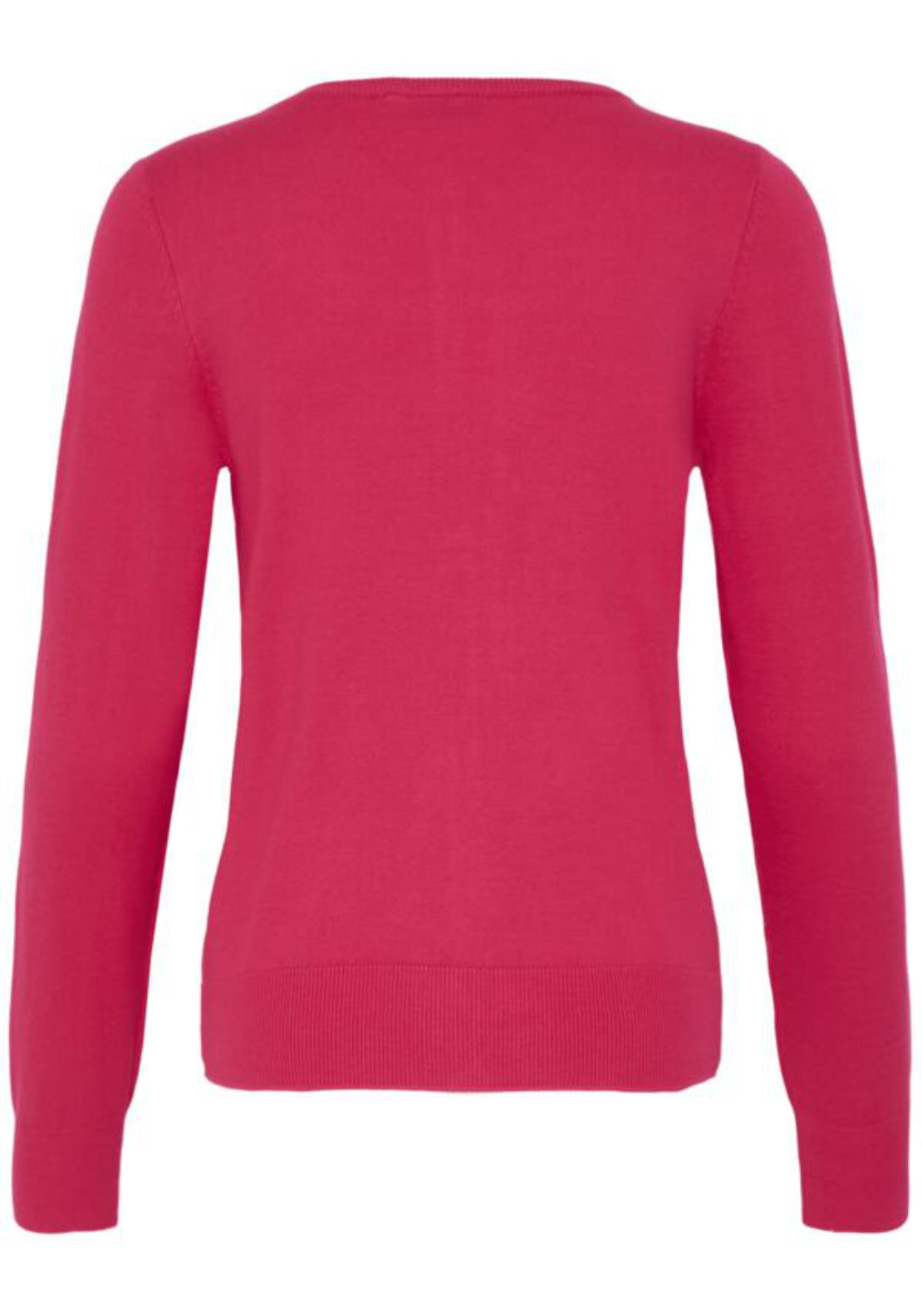 Fransa Simple Long Sleeve Cardigan - Virtual Pink 7 Shaws Department Stores