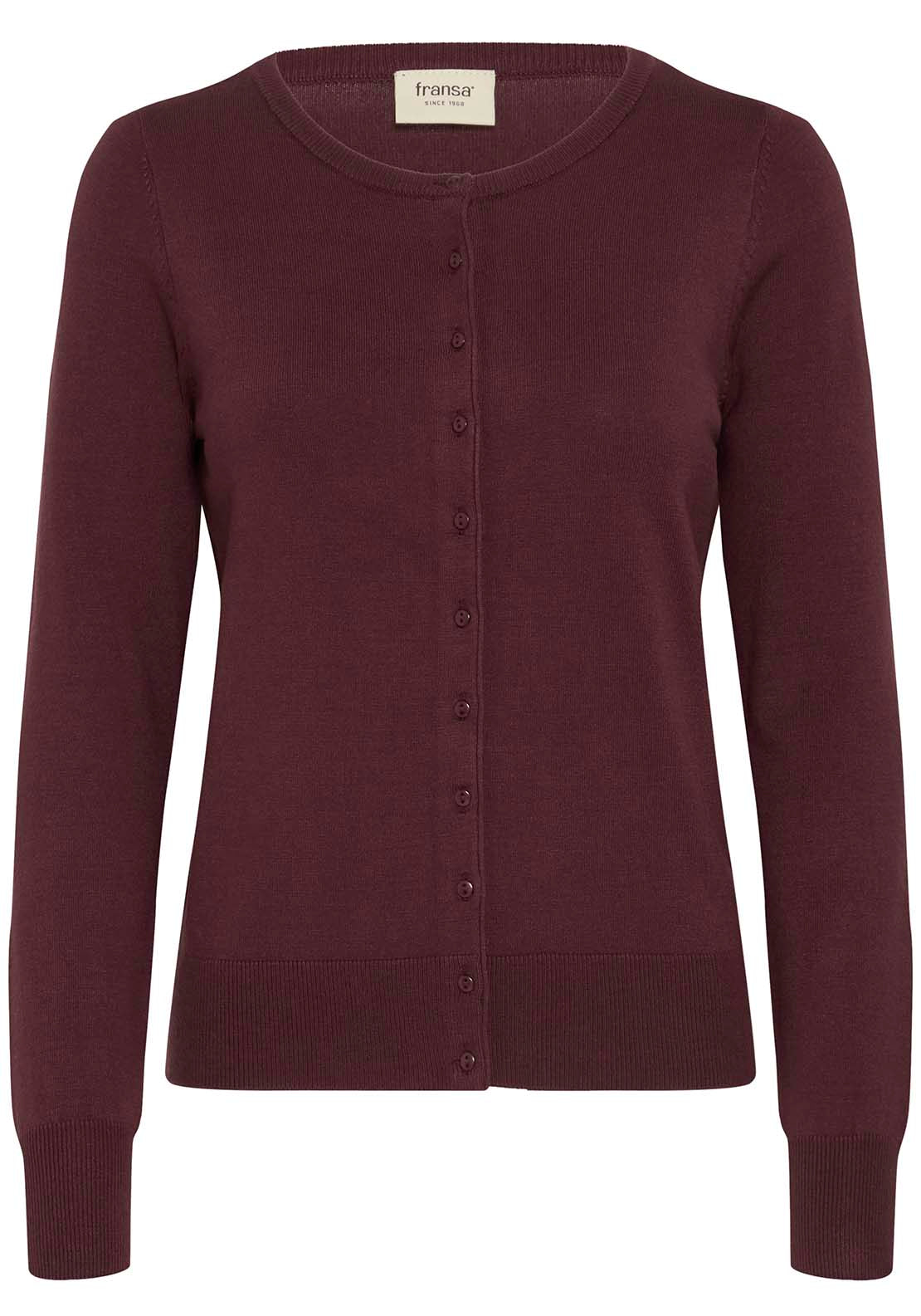 Long Sleeve Cardigan - Brown