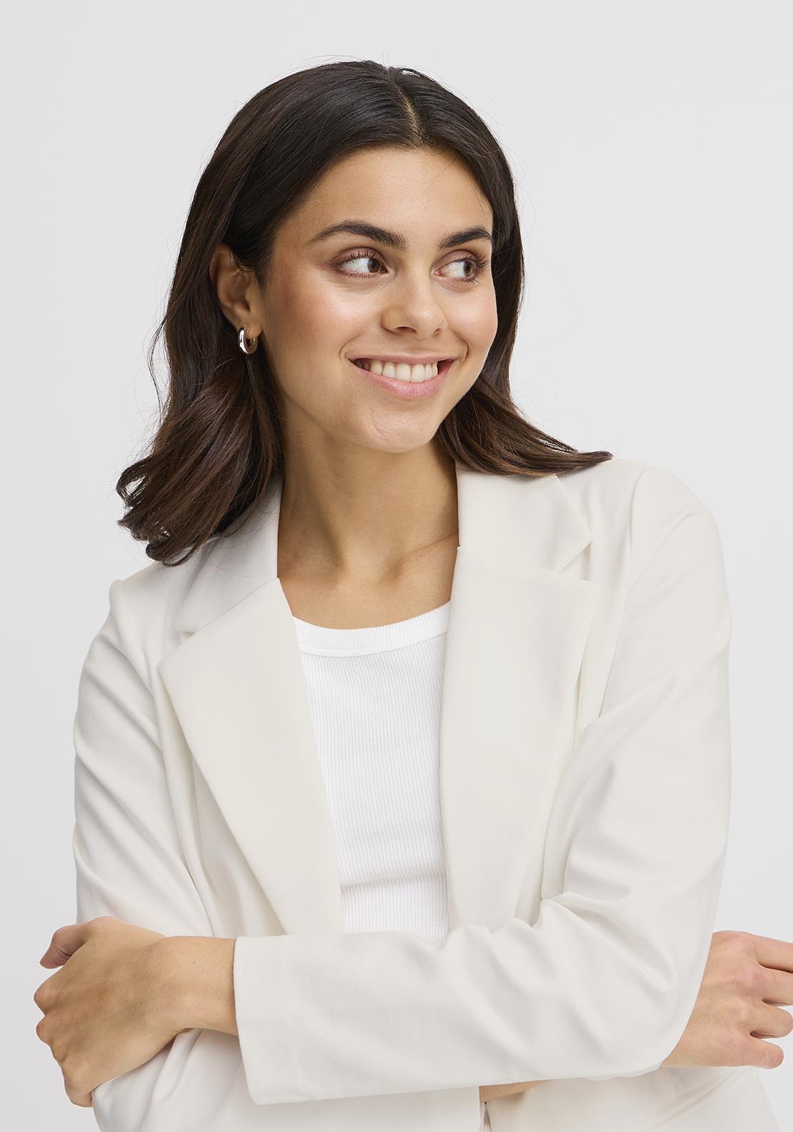 Fransa Casual Long Sleeve Blazer - Antique 3 Shaws Department Stores