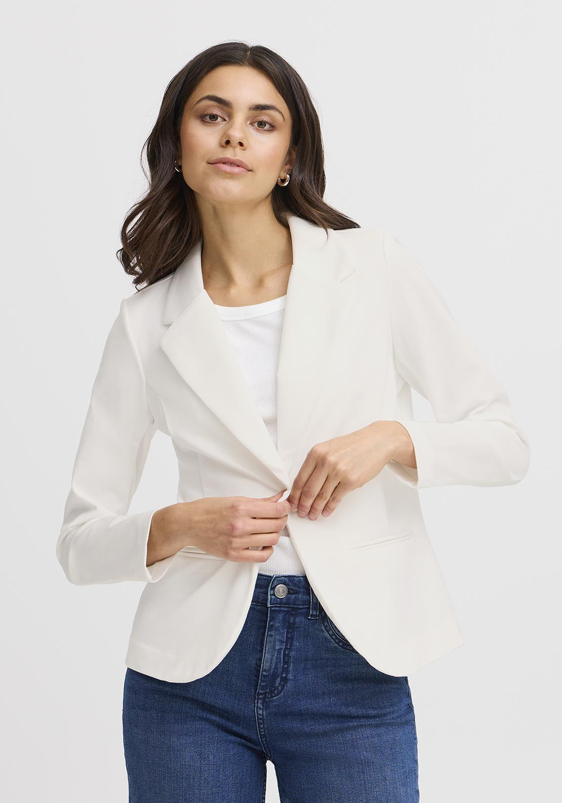 Fransa Casual Long Sleeve Blazer - Antique 5 Shaws Department Stores