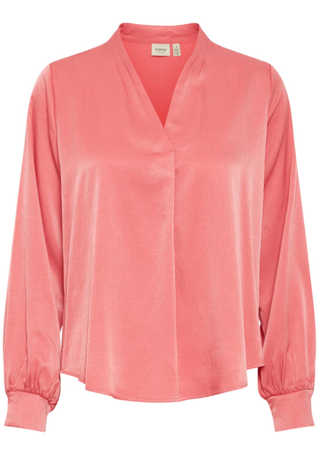 Fransa Viline Blouse - Rapture Rose 1 Shaws Department Stores