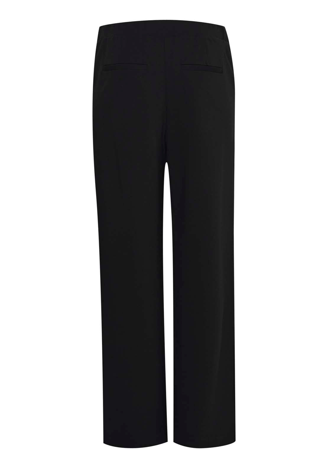 Fransa Casual Trousers - Black 5 Shaws Department Stores