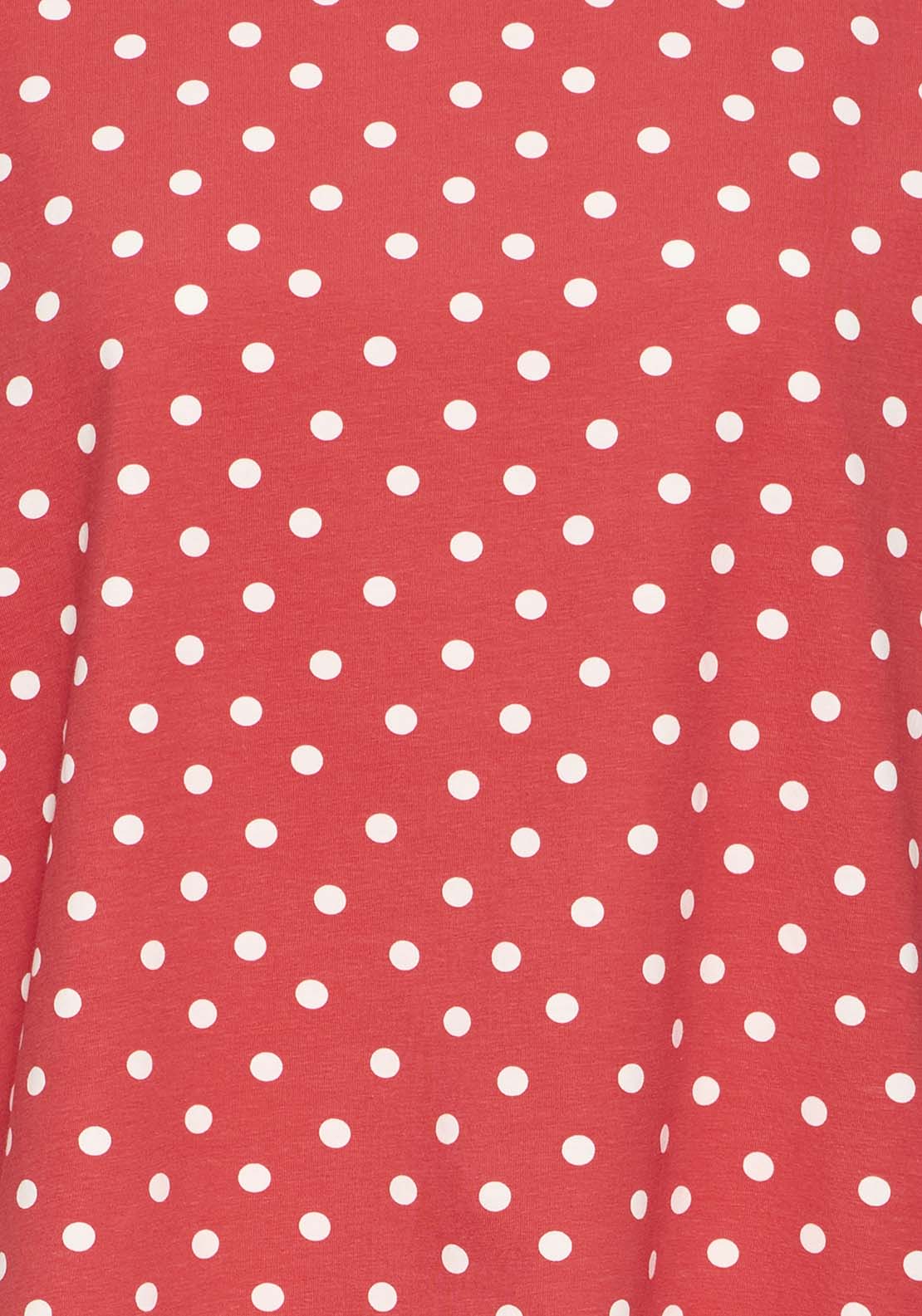 Fransa Long Sleeve T-Shirt - Poinsettia Mix 3 Shaws Department Stores