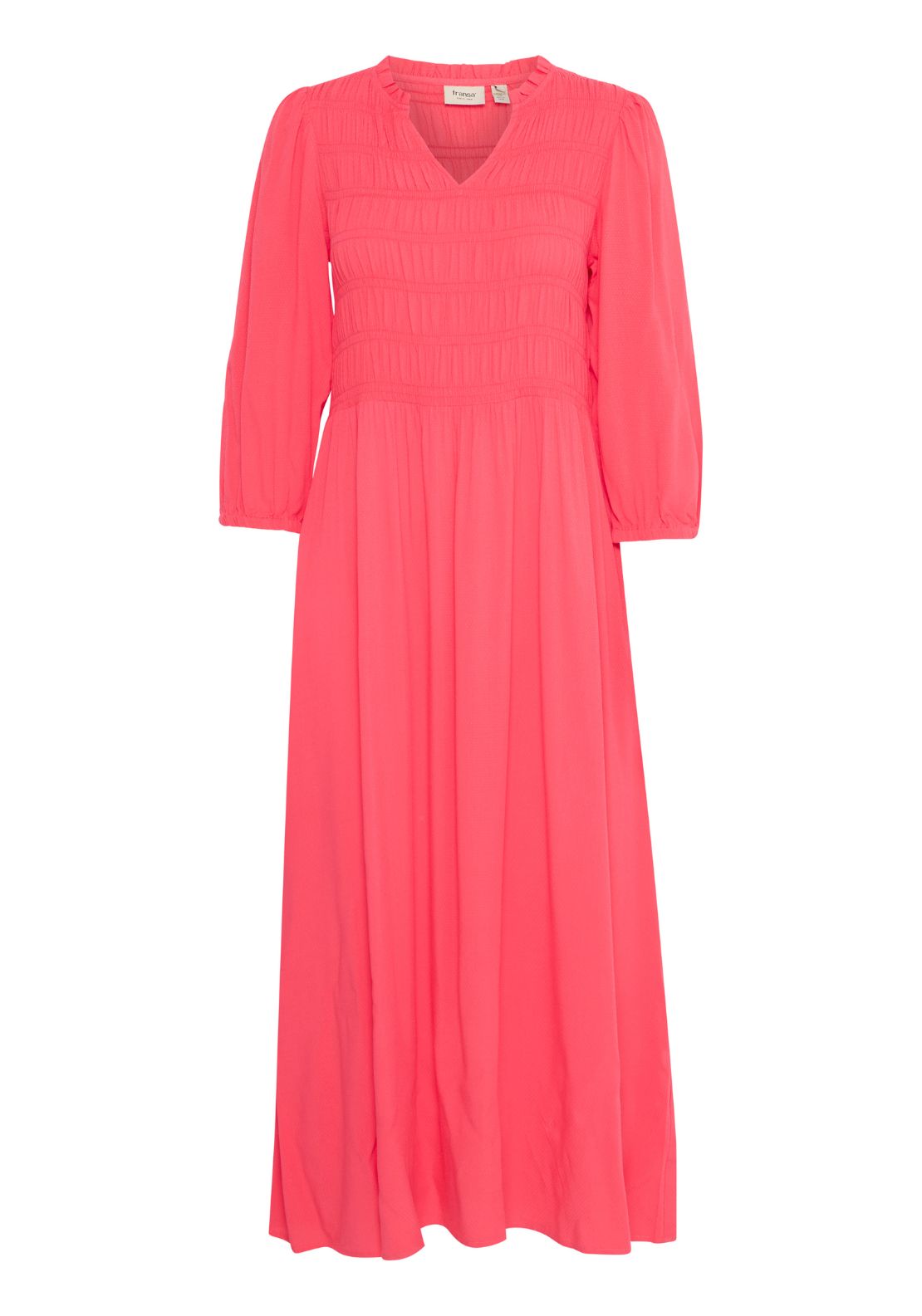 Fransa Light Woven Dress - Pink 7 Shaws Department Stores