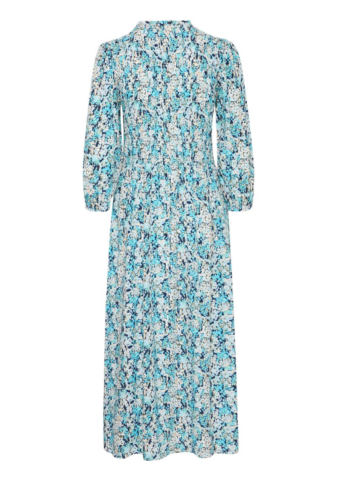 Fransa Light Woven Dress - Bachelor Button Mix 8 Shaws Department Stores
