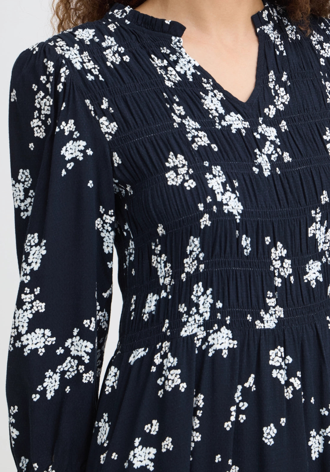 Light Woven Dress - Scatter Floral Salute