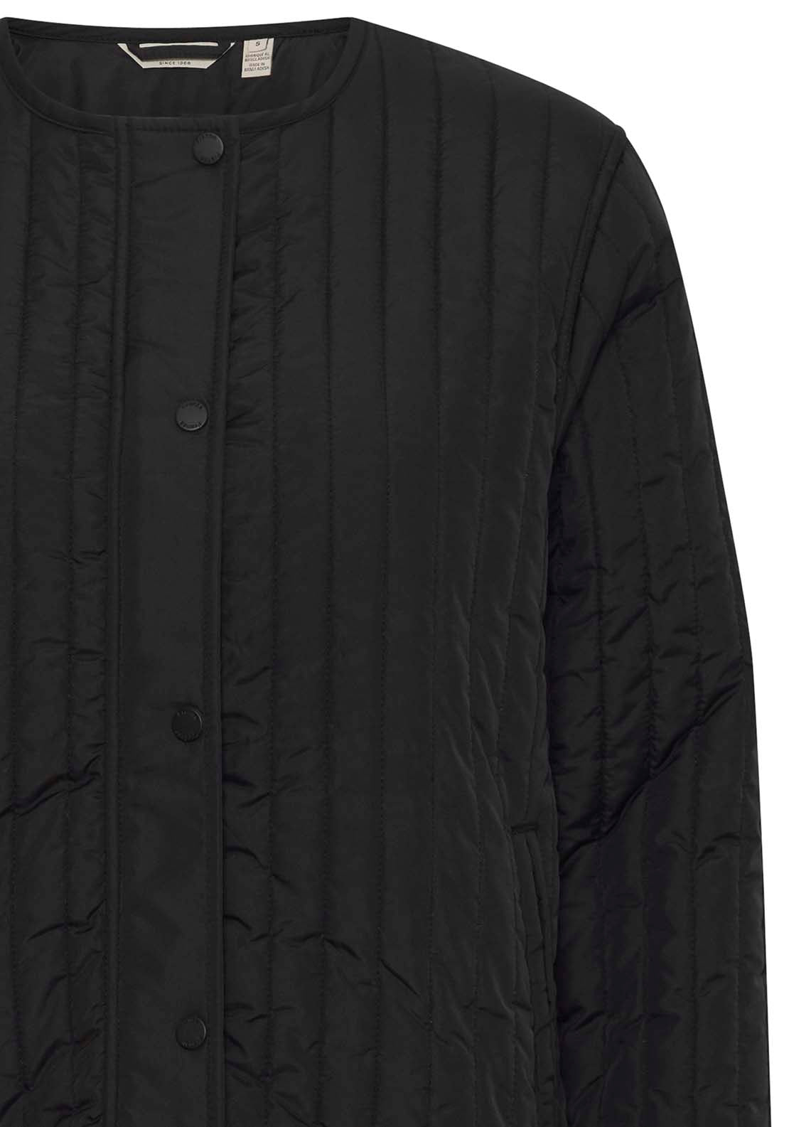 Fransa Long Sleeve Hip Length Jacket - Black 7 Shaws Department Stores