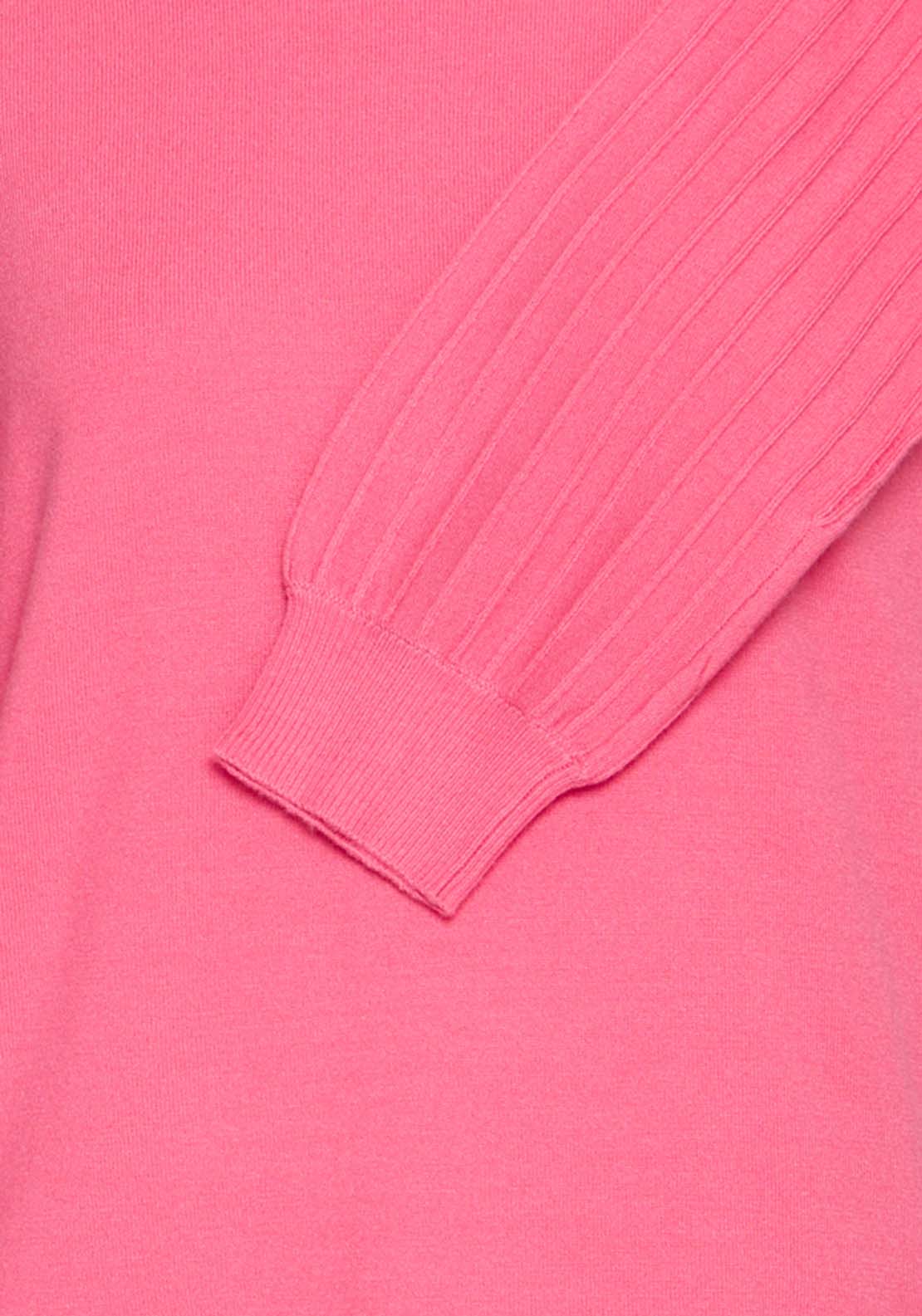 Fransa Long Sleeve Knit Pullover - Rapture Rose 2 Shaws Department Stores