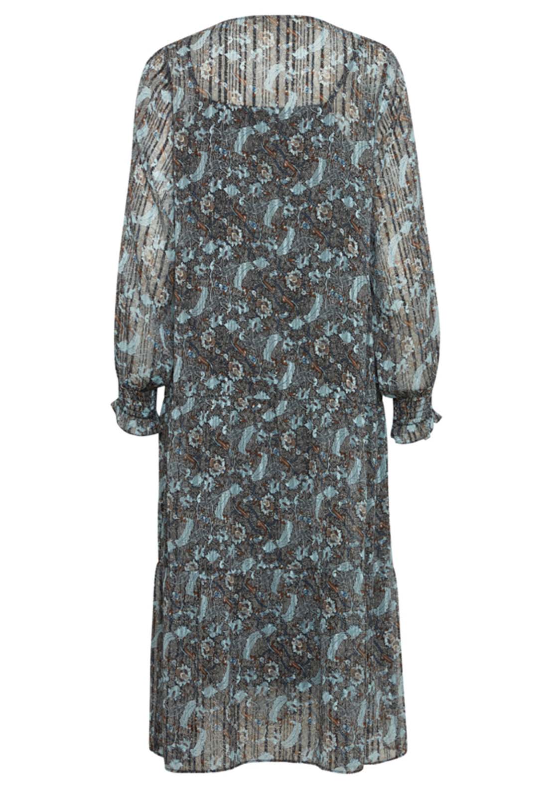 Fransa Light Woven Long Sleeve Midi Dress - Citadel 2 Shaws Department Stores