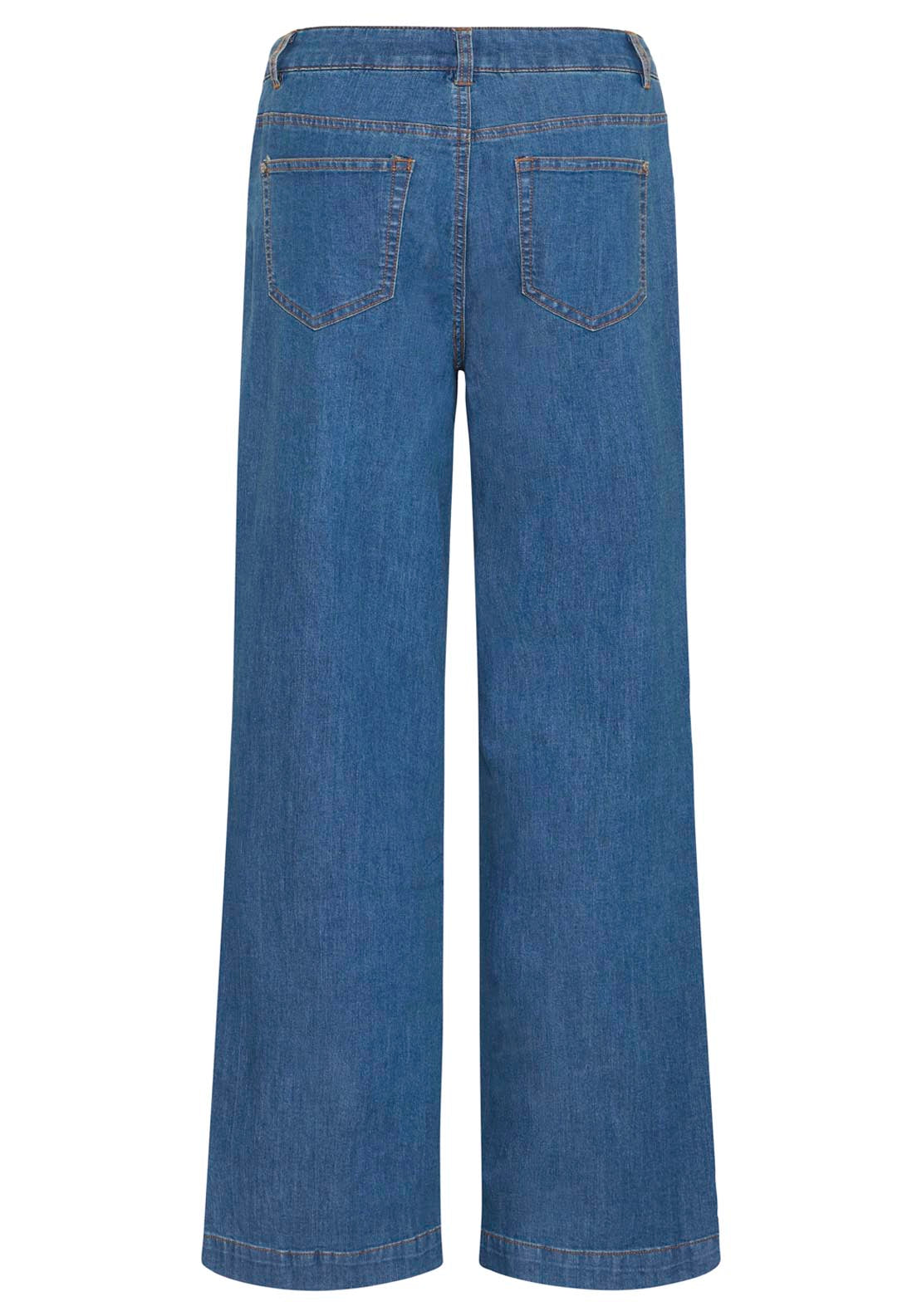 Fransa Denim Wide Leg Jeans - Denim 7 Shaws Department Stores