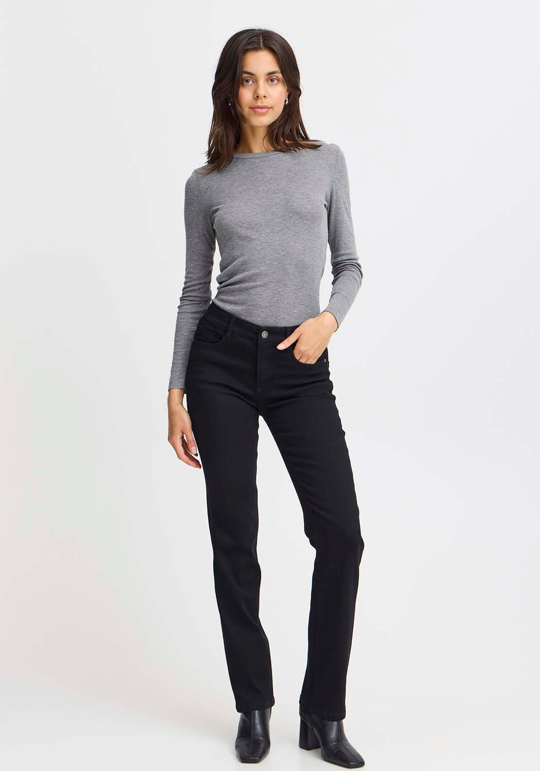 Denim Jeans Inseam 30 - Black