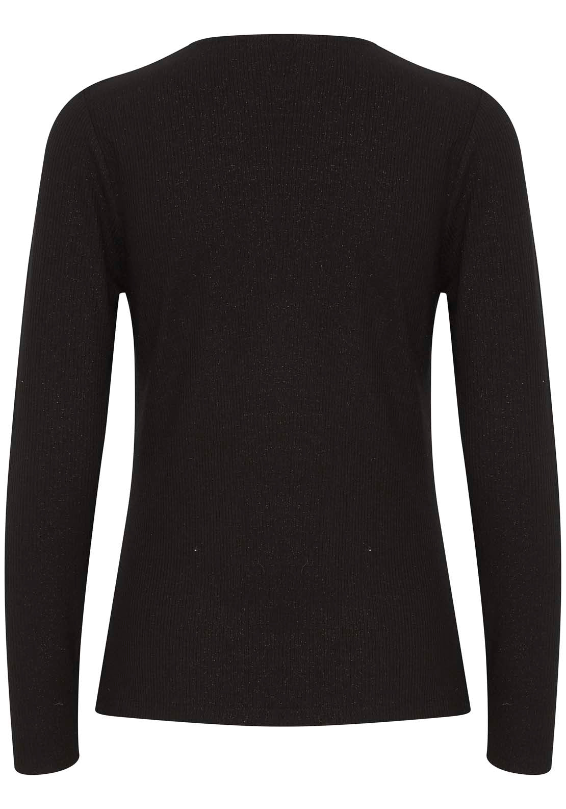 Fransa Long Sleeve T-Shirt - Black Mix 2 Shaws Department Stores