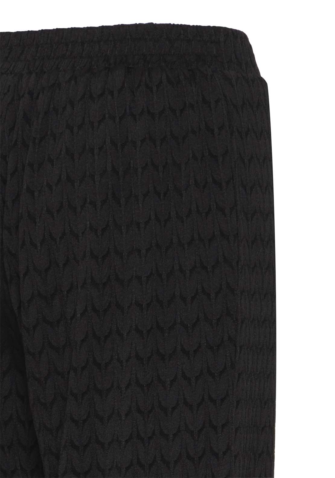 Fransa Casual Trousers - Black 3 Shaws Department Stores
