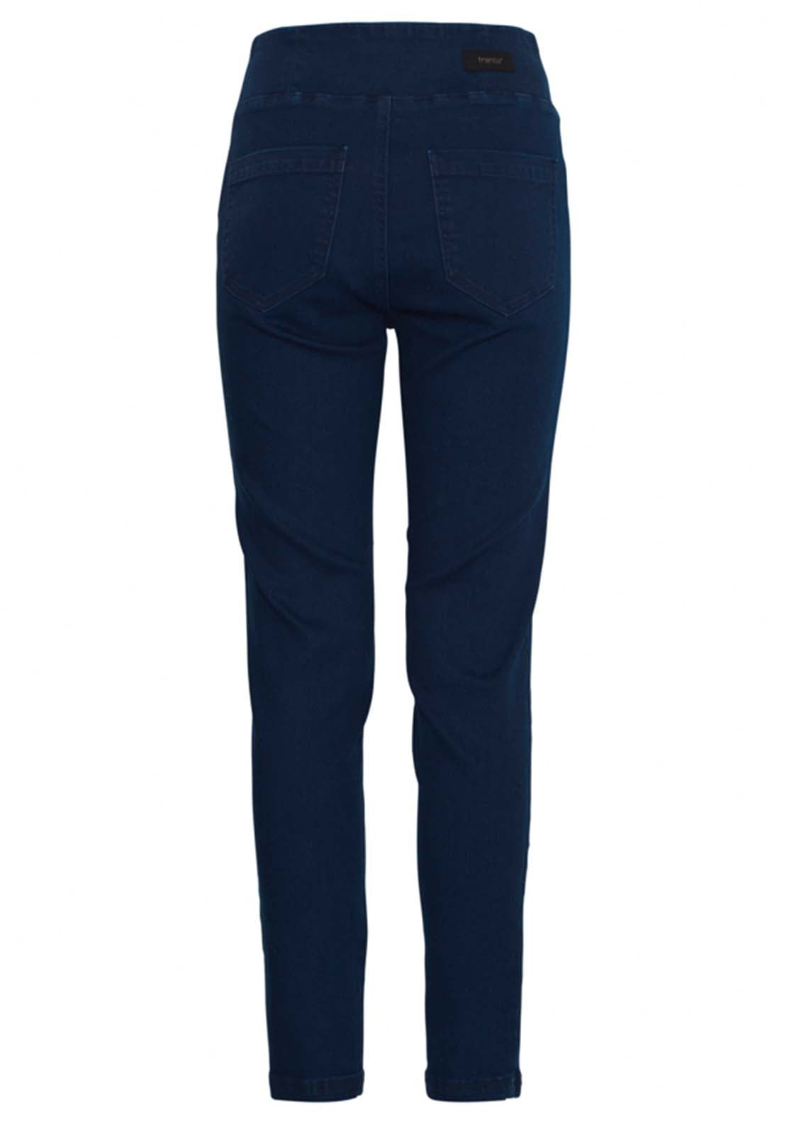 Fransa Denim Slim Fit Jeans - Dark Blue Denim 2 Shaws Department Stores