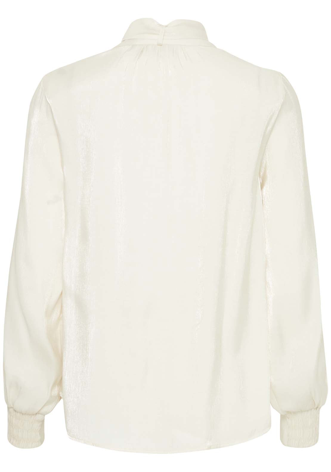 Fransa Long Sleeve Blouse - Birch 4 Shaws Department Stores