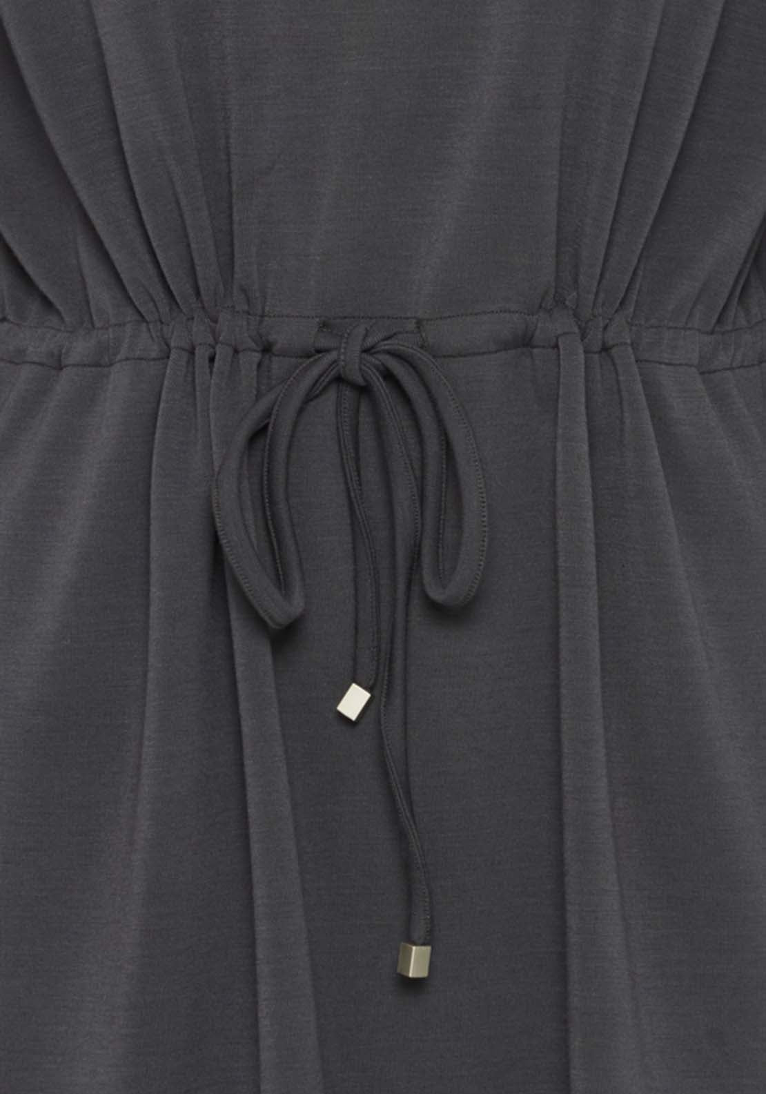 Fransa Casual Long Sleeve Dress - Phantom 2 Shaws Department Stores