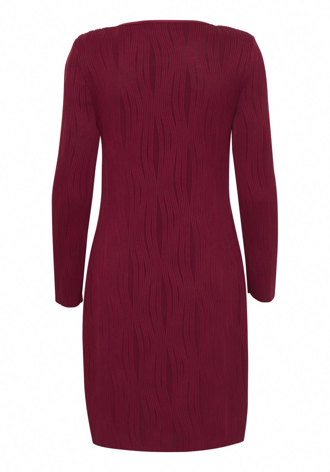 Fransa Jersey Dress - Beet Red 3 Shaws Department Stores