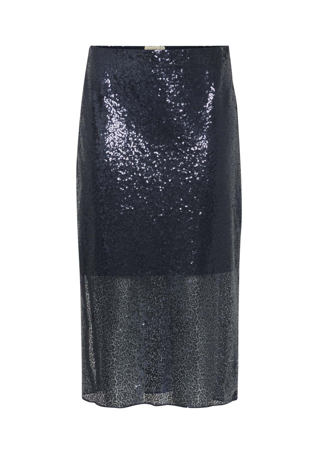 Fransa Casual Skirt - Night Skye Mix 1 Shaws Department Stores