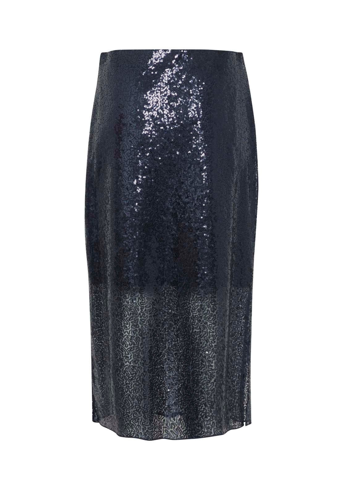 Fransa Casual Skirt - Night Skye Mix 3 Shaws Department Stores