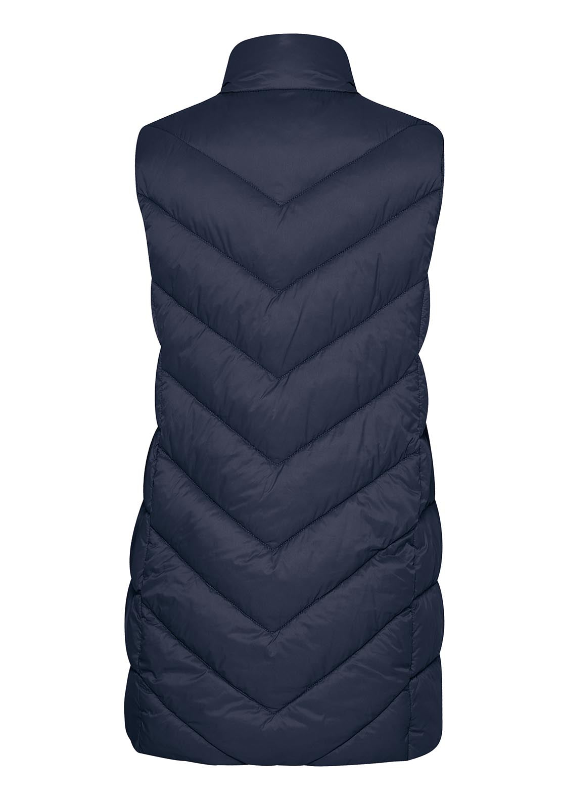 Fransa Casual Gilet - Navy Blazer 2 Shaws Department Stores