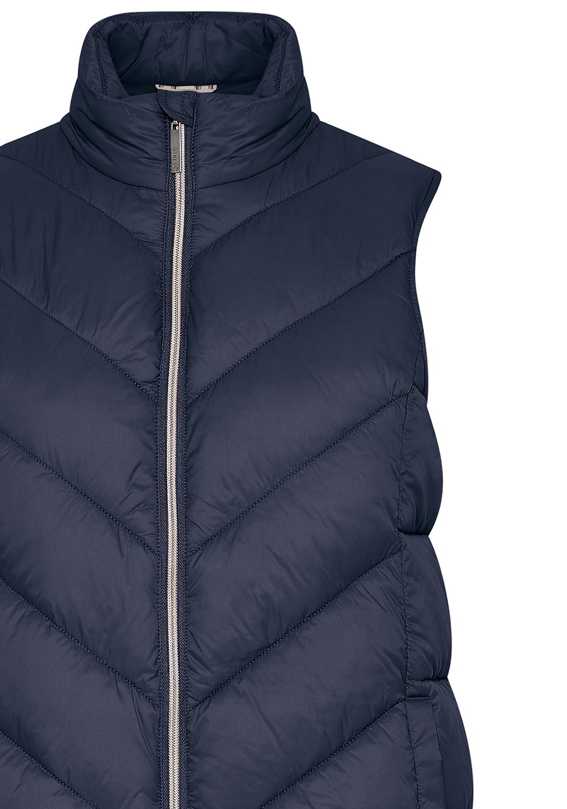 Fransa Casual Gilet - Navy Blazer 3 Shaws Department Stores