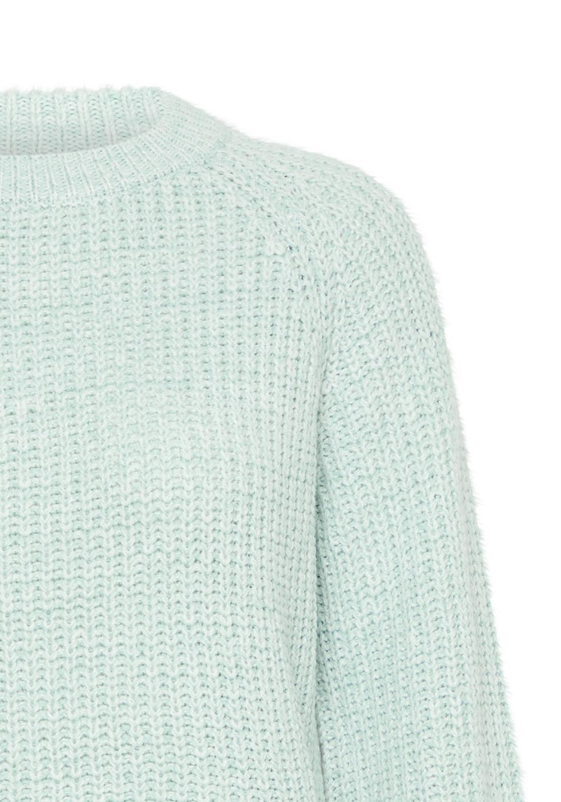 Fransa Casual Long Sleeve Knit Pullover - Blue 5 Shaws Department Stores